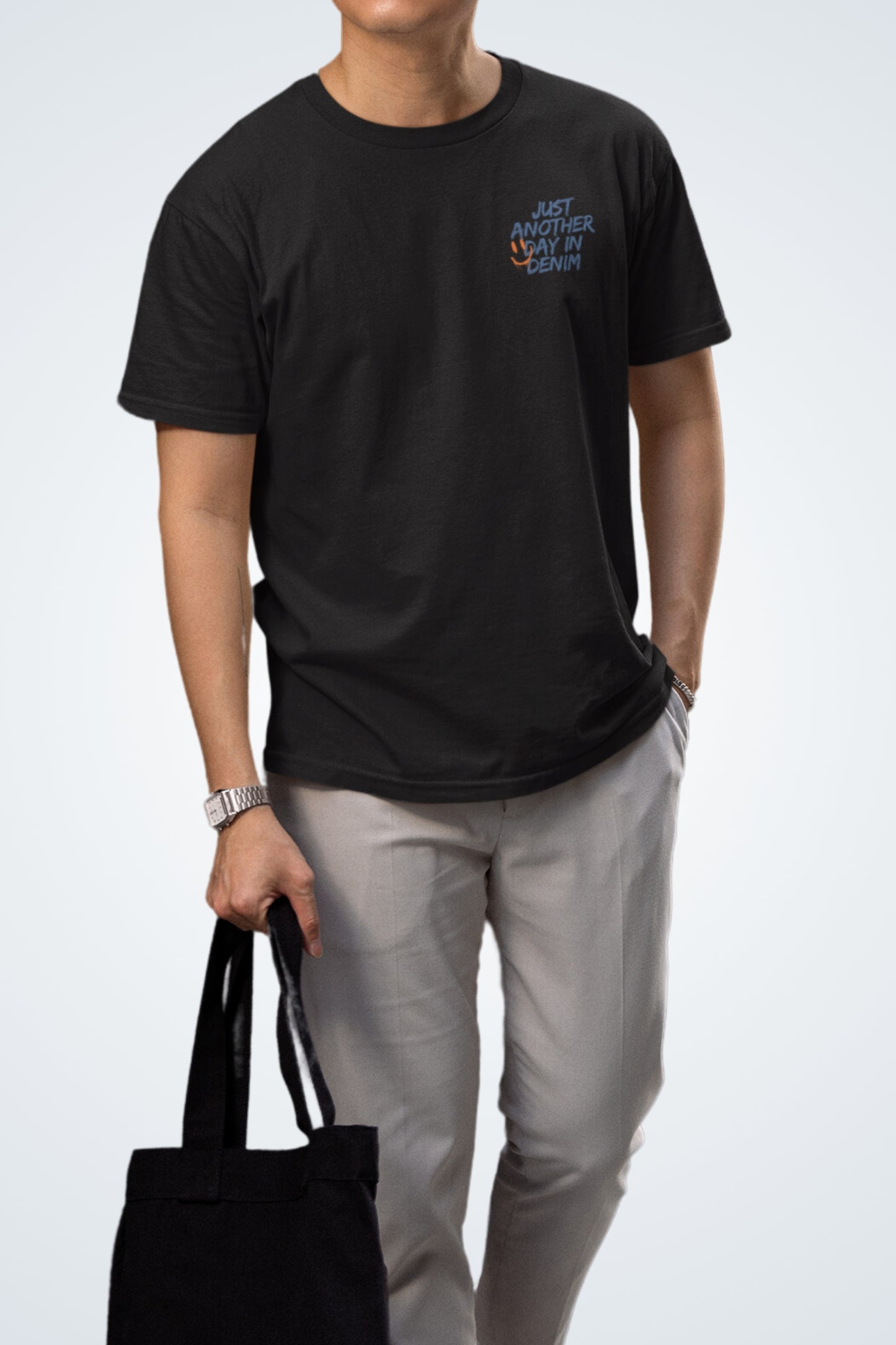 Klassisches Unisex T-Shirt - Just another Day in Denim