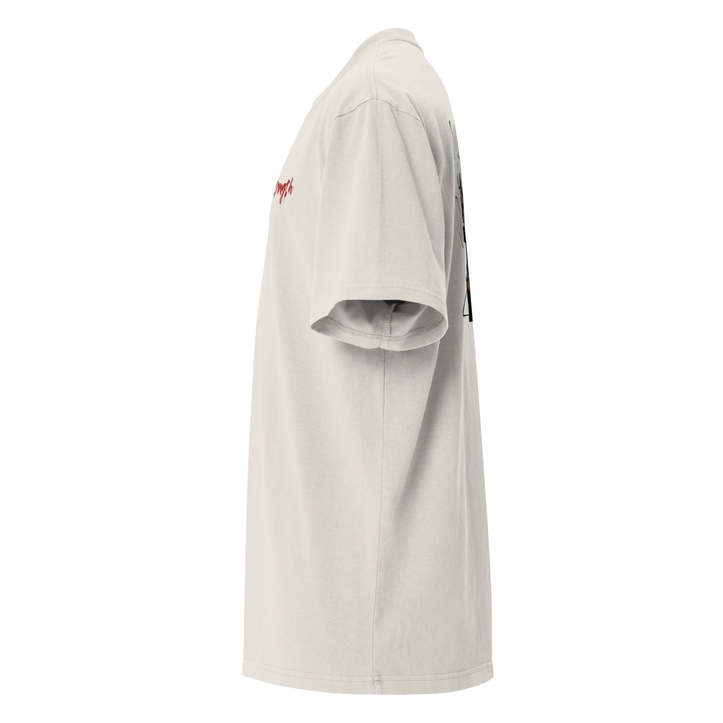 Oversized T-Shirt with washed look - Silent Guardiens
