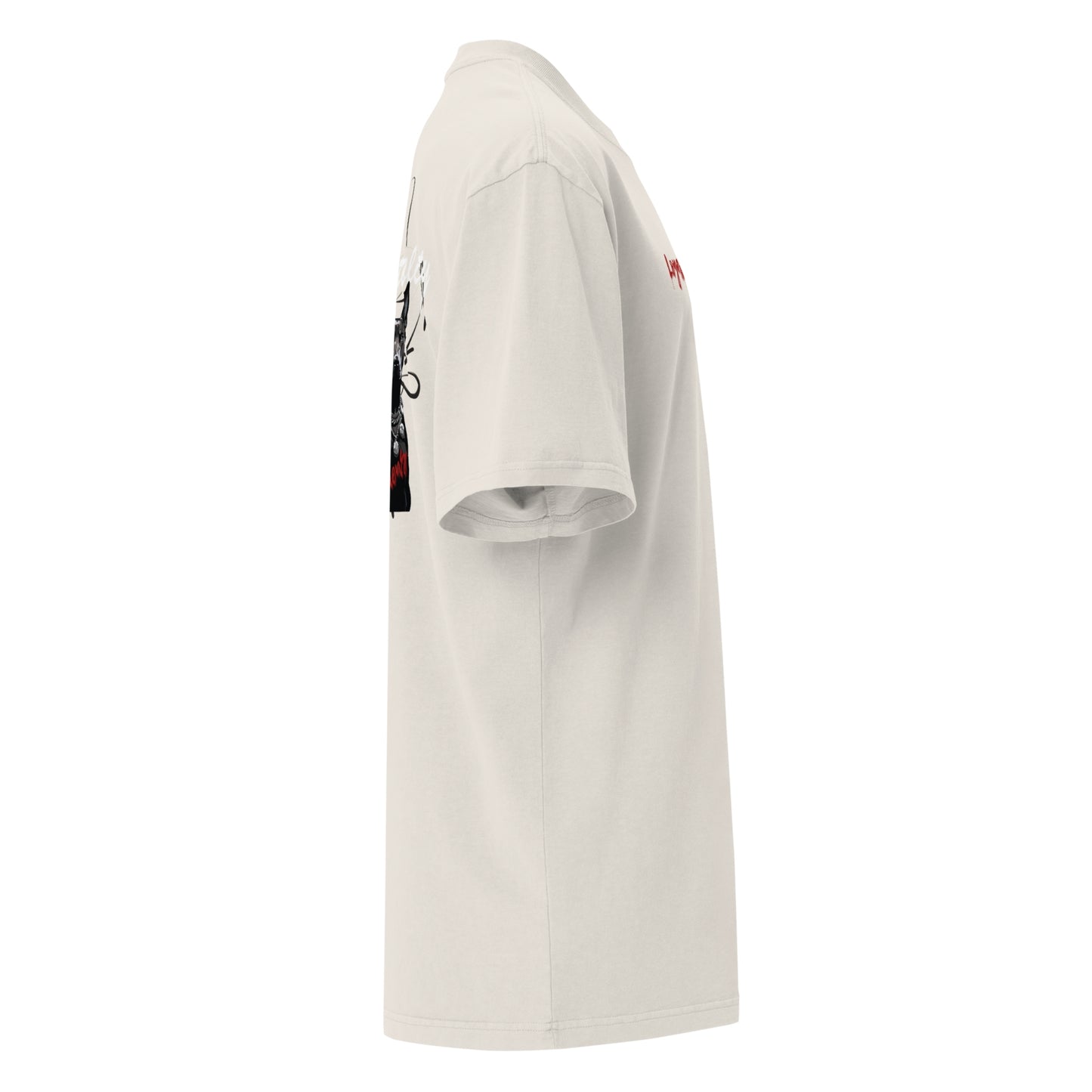 Oversized T-Shirt with washed look - Silent Guardiens
