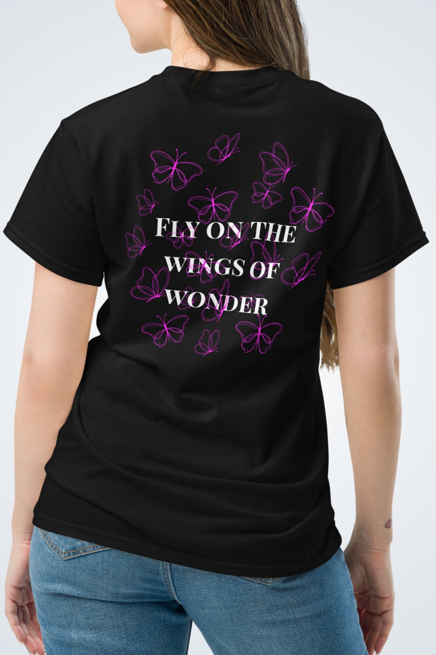 Klassisches Unisex T-Shirt - Wings of Wonder Pink