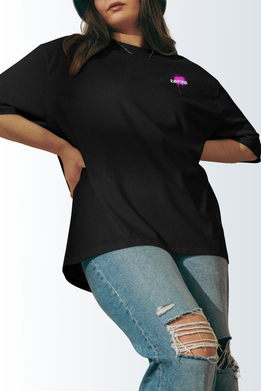 Schweres oversized T-Shirt - Angel Thoughts