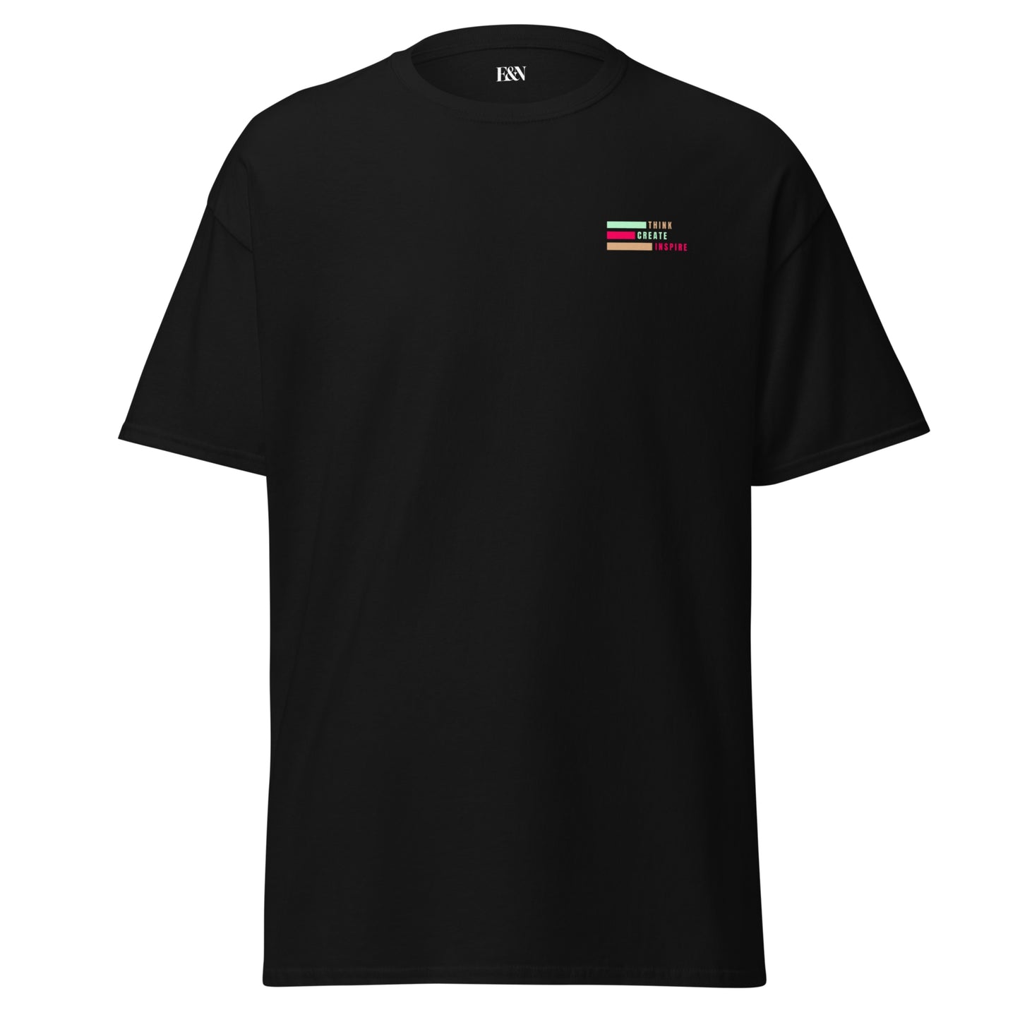 Klassisches Unisex T-Shirt - Think, Create, Inspire