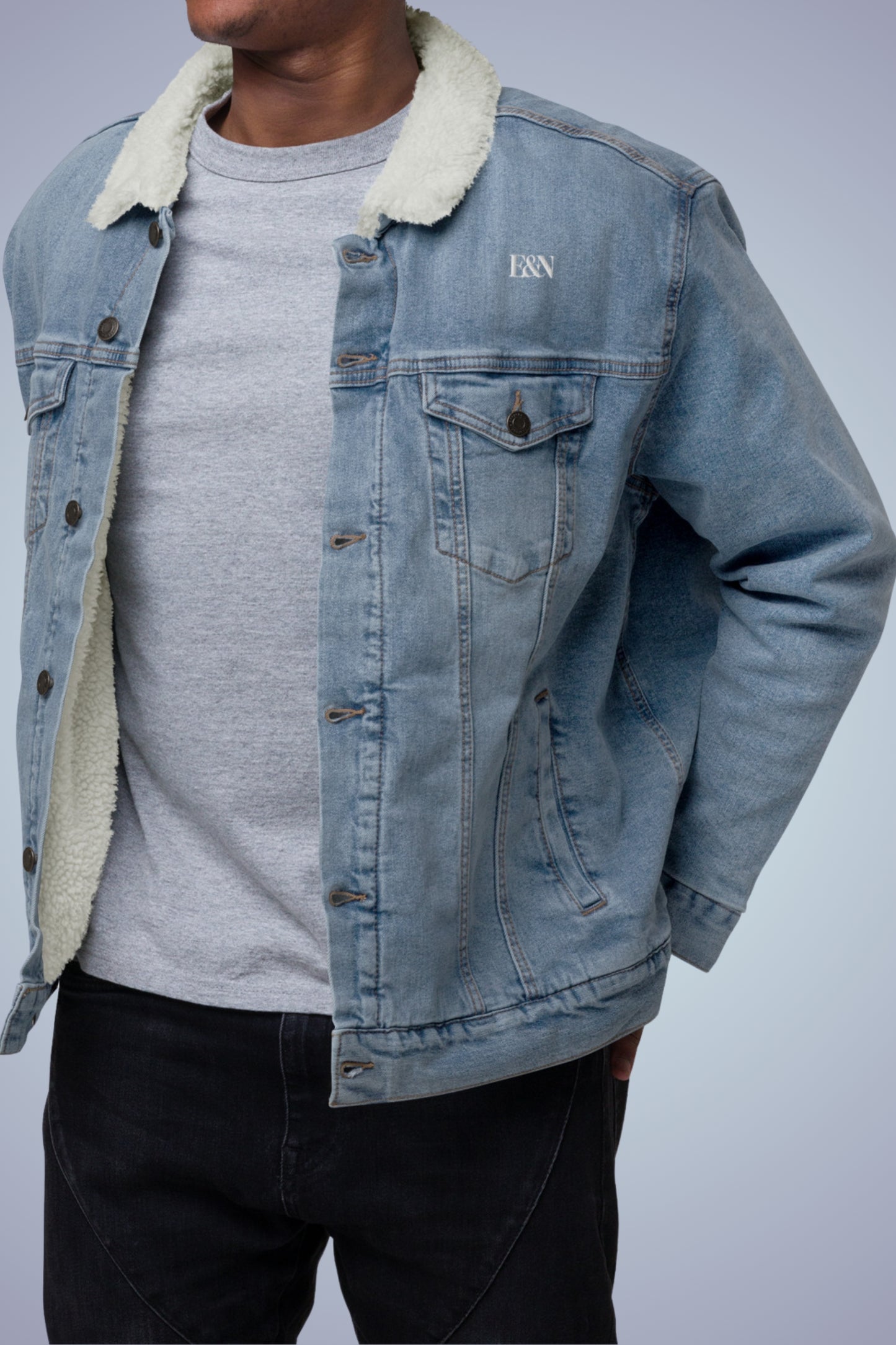 Unisex Sherpa Jeansjacke - E&N
