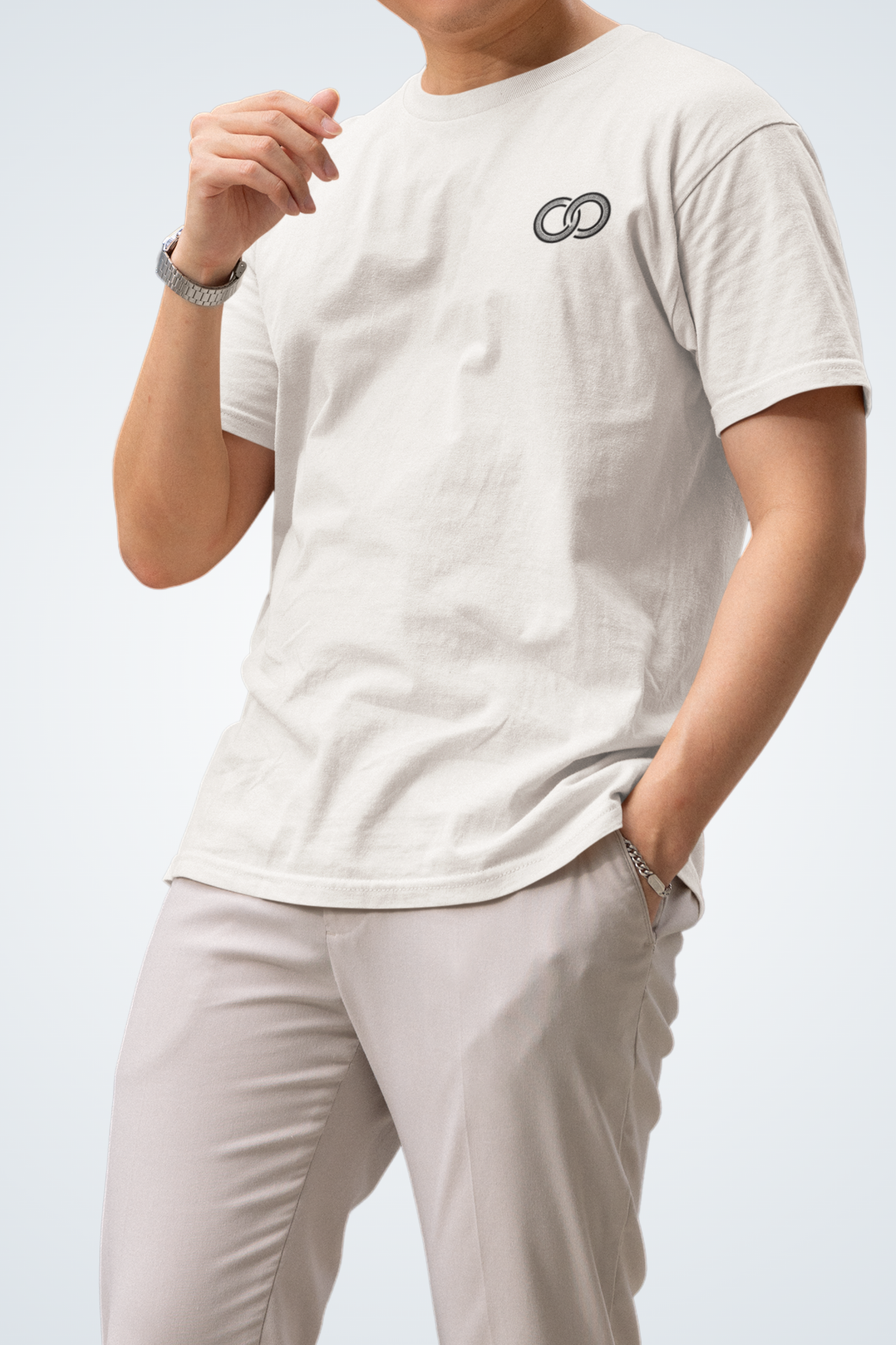 Klassisches Unisex T-Shirt - rings schwarz