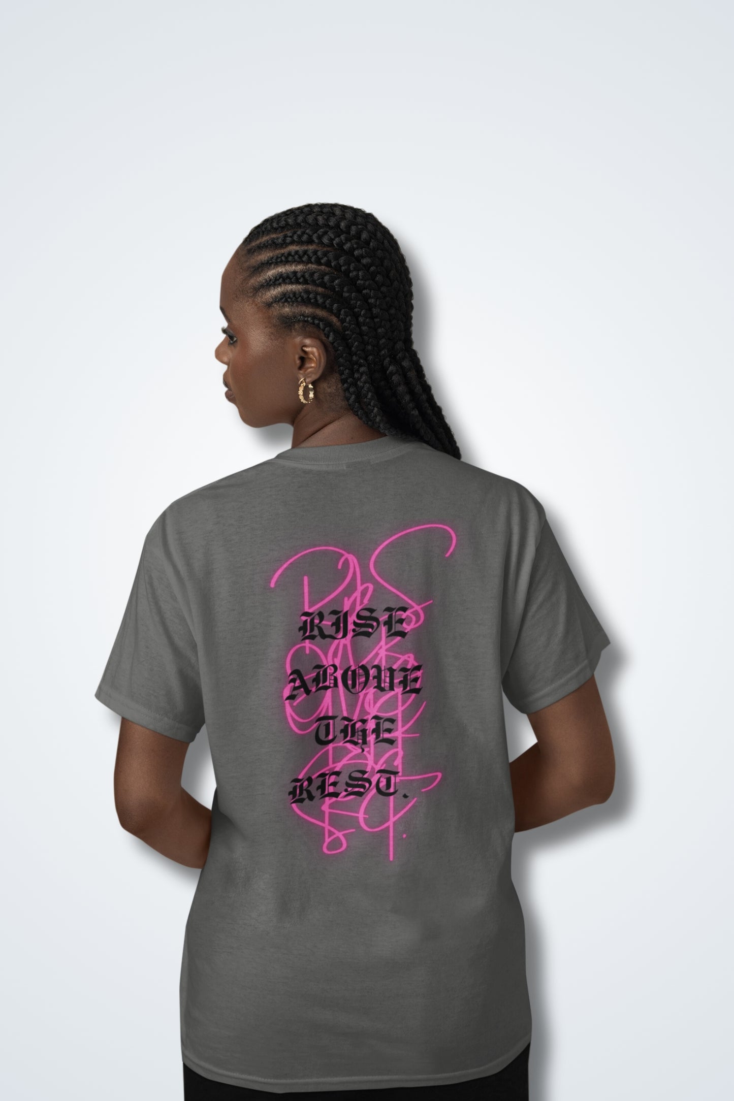 Classic Unisex T-Shirt - Rise above pink