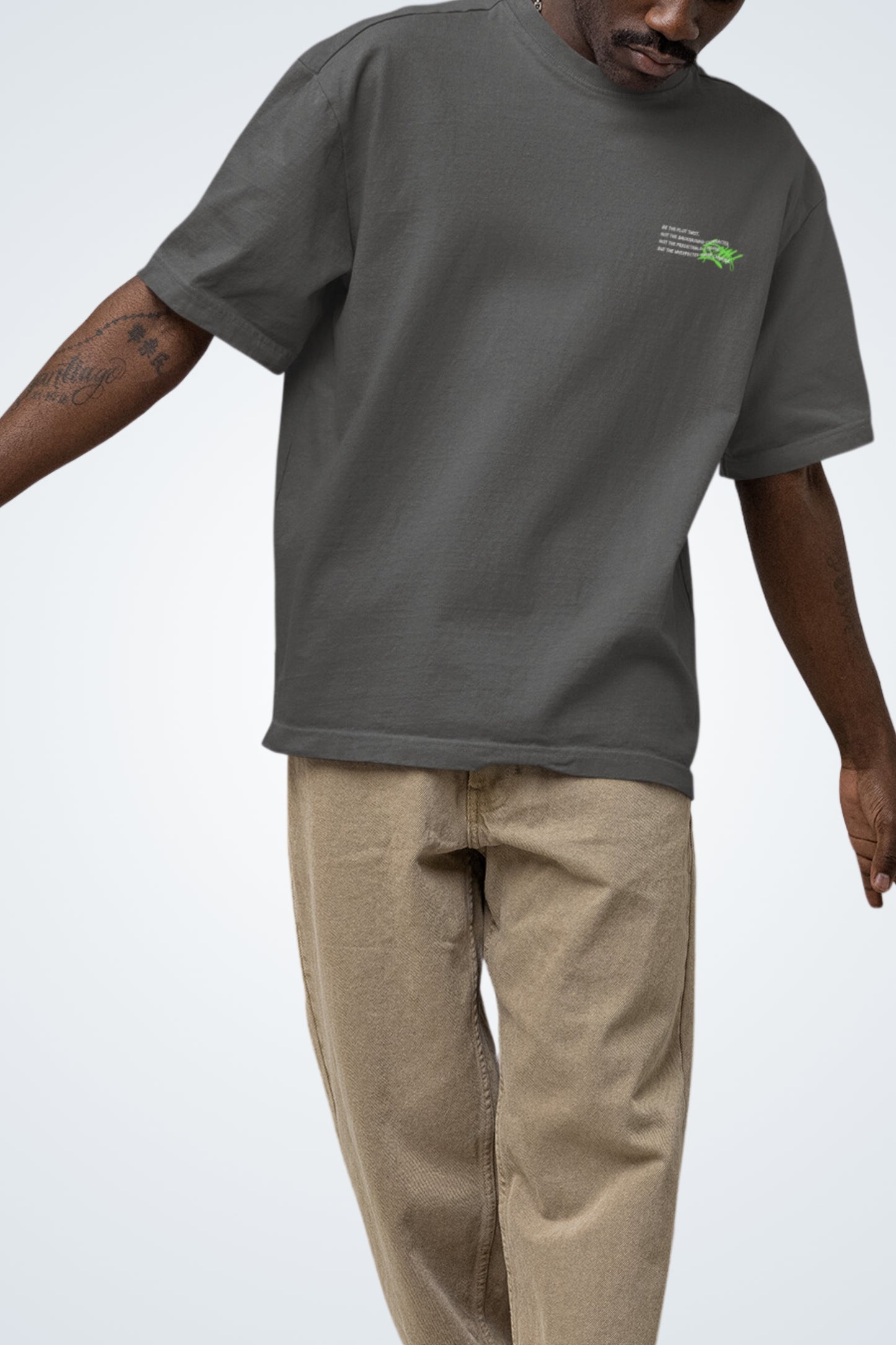 Oversized T-Shirt mit verwaschenem Look - Enero