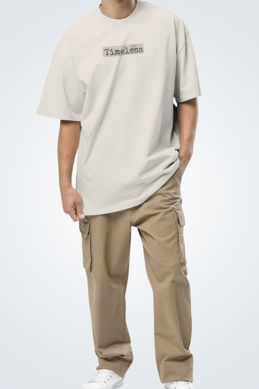 Oversized T-shirt with a washed look - Timeless