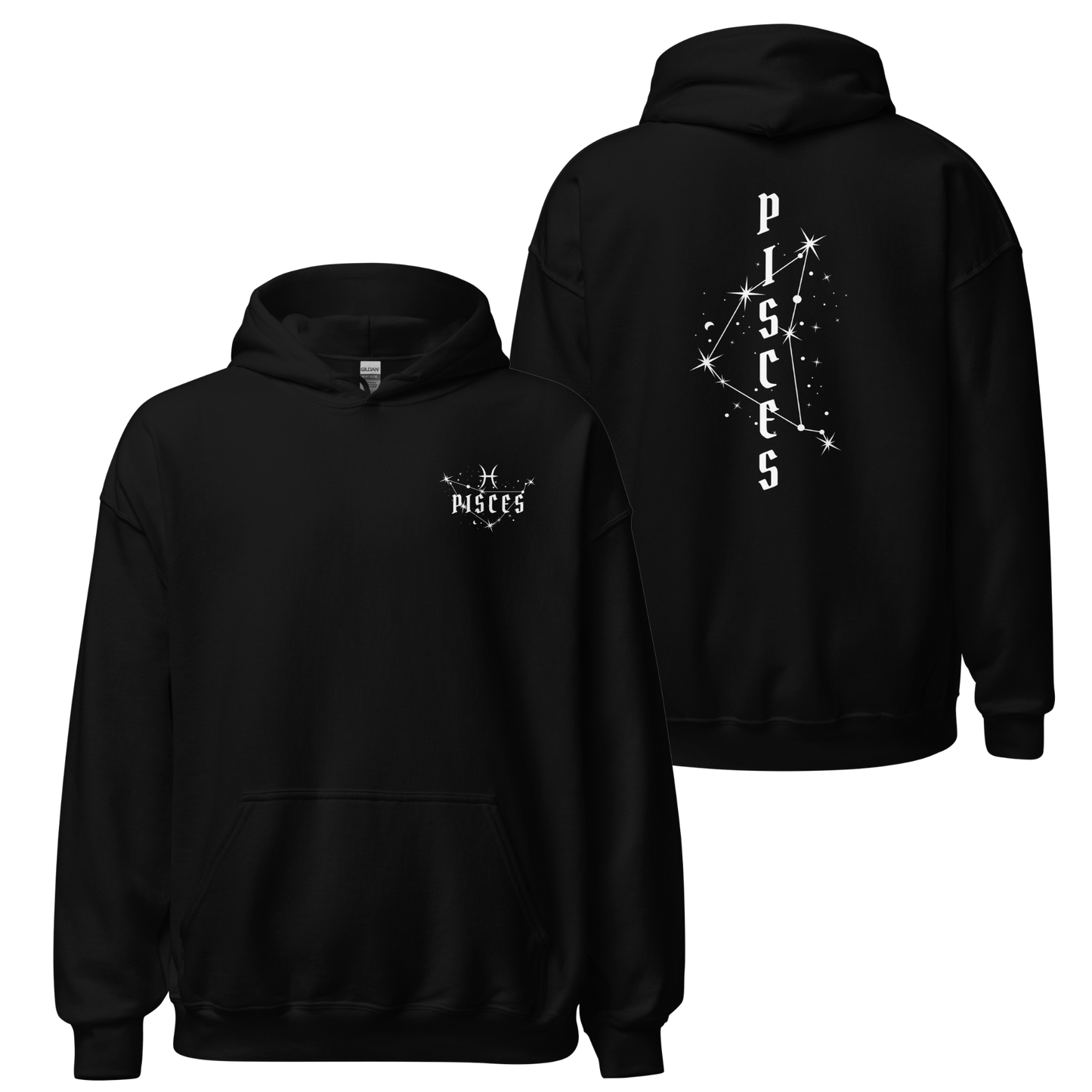 Unisex-Kapuzenpullover - PISCES