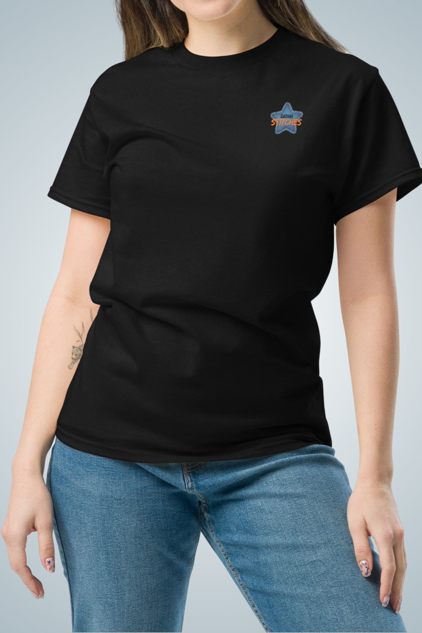 Klassisches Unisex T-Shirt - Casual Stiches