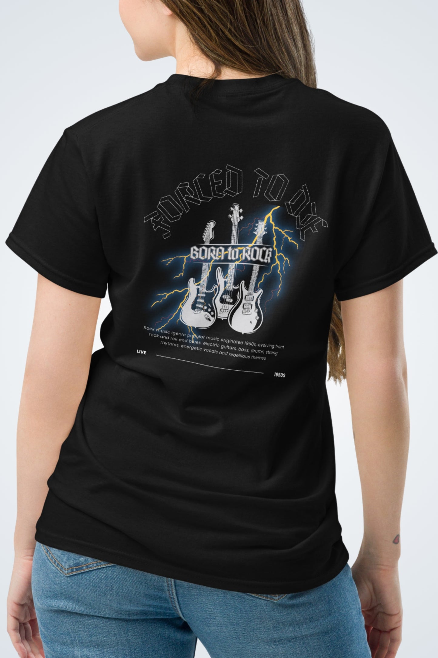 Klassisches Unisex T-Shirt - Born to Rock