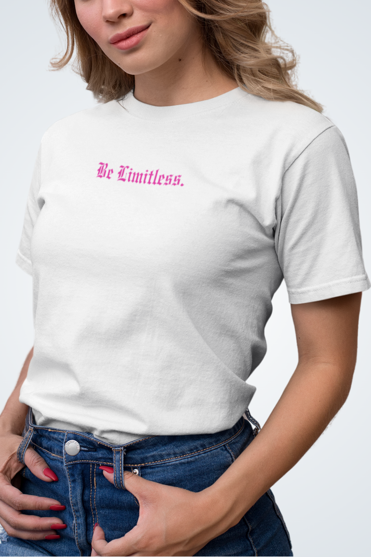 Klassisches Unisex T-Shirt - Be Limitless pink