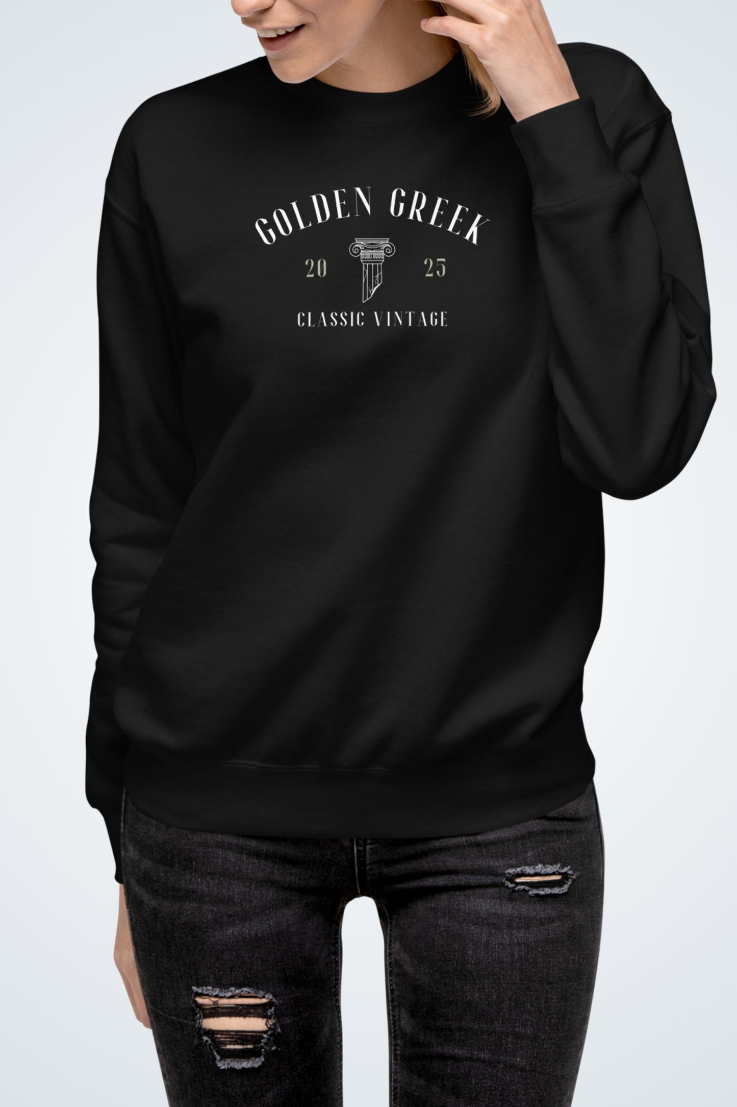 Unisex-Premium-Pullover - Golden Greek