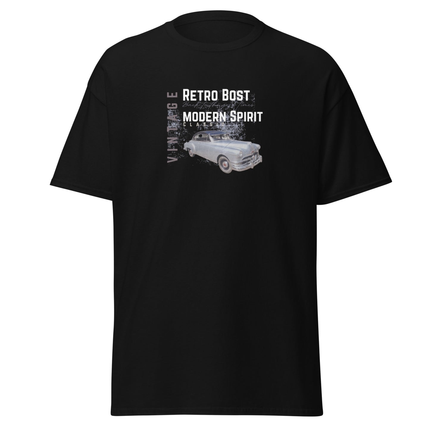 Klassisches Unisex T-Shirt - Retro Bost Modern Spirit