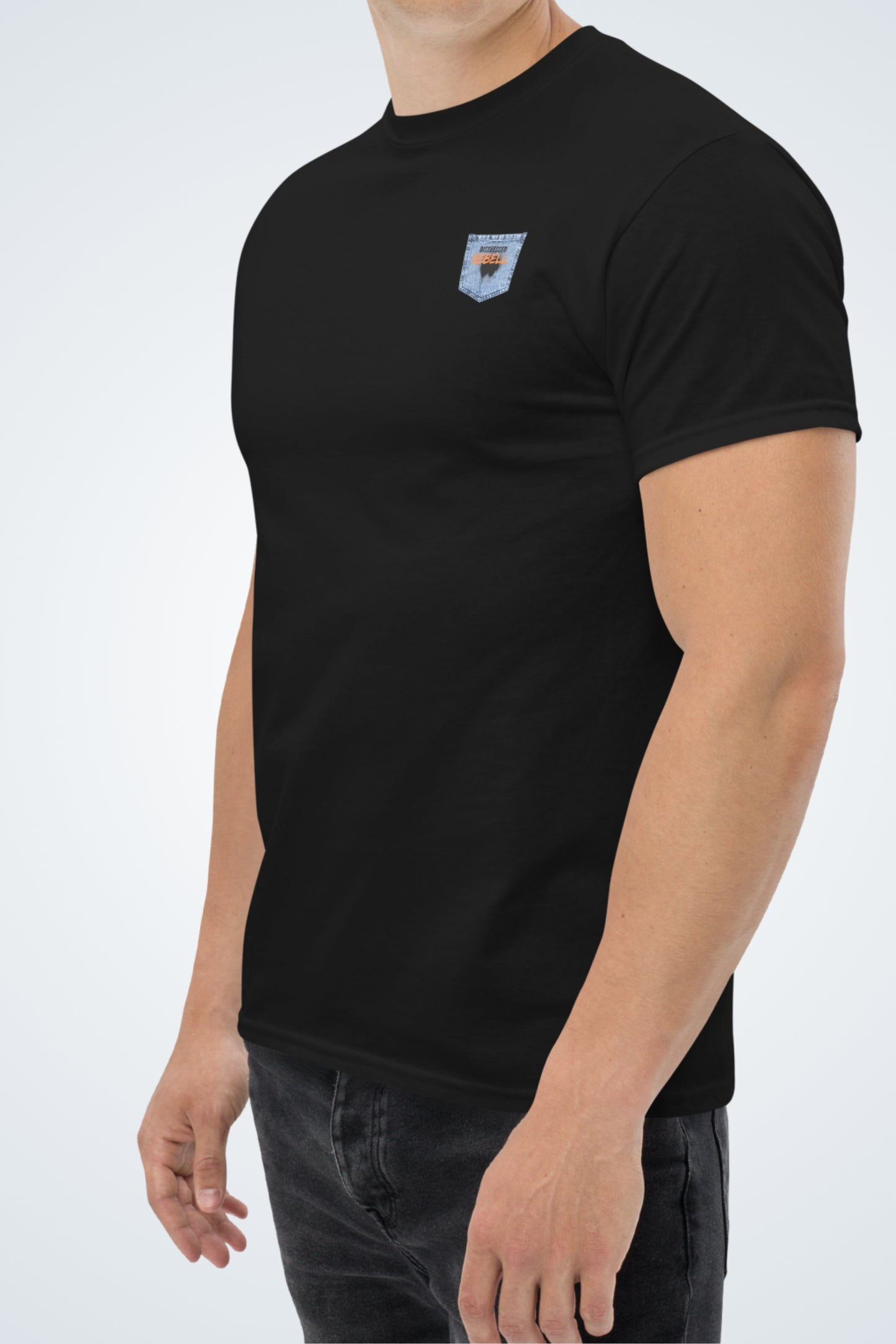 Klassisches Unisex T-Shirt - Distressed Rebell