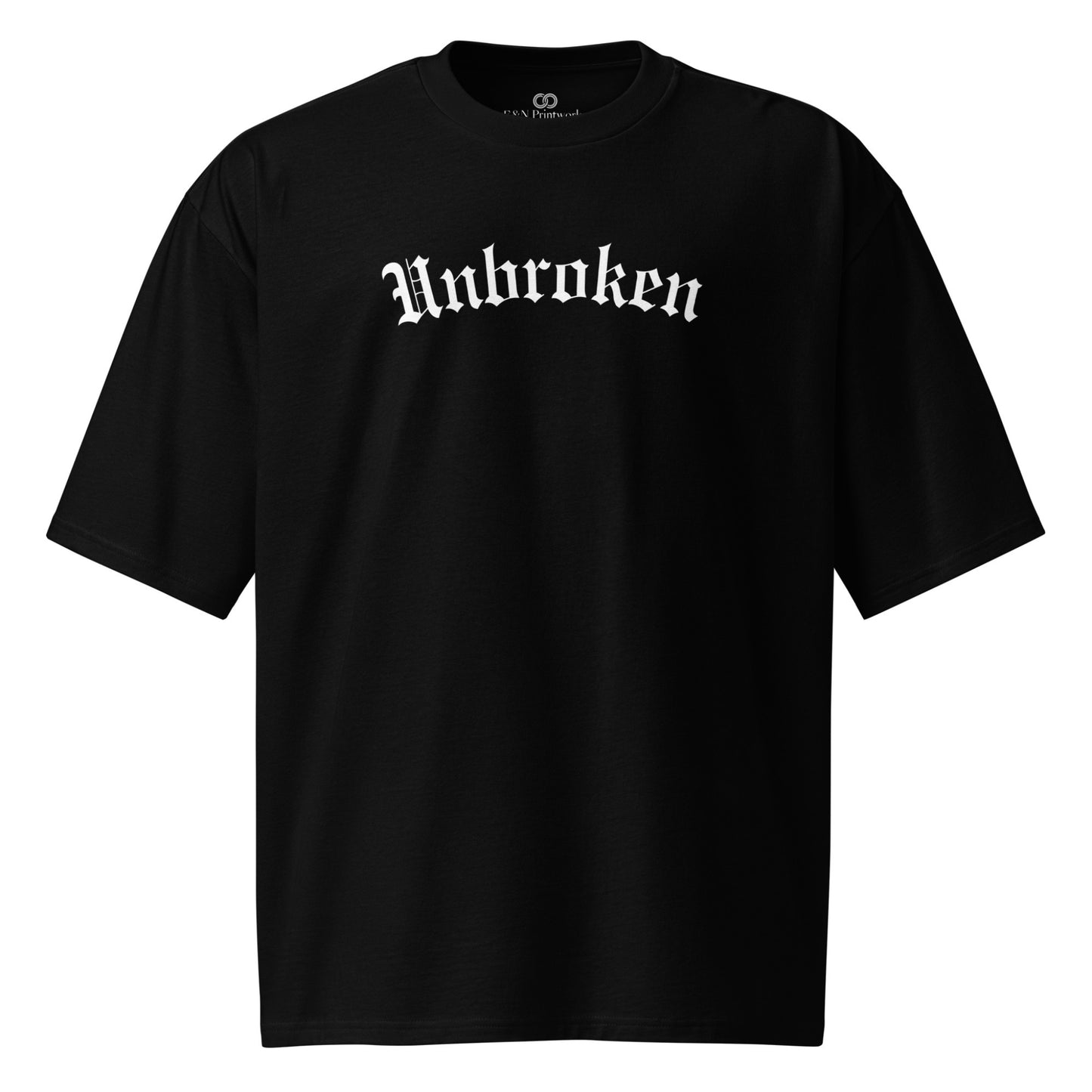 Schweres oversized T-Shirt - Unbroken