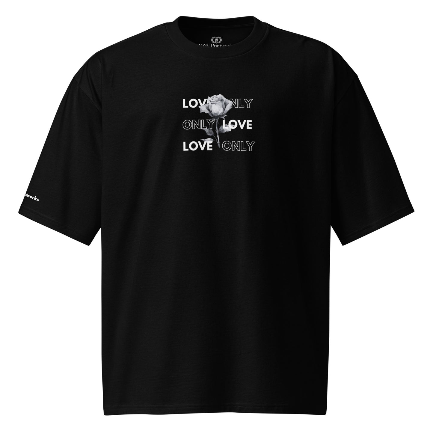 Schweres oversized T-Shirt - Only Love