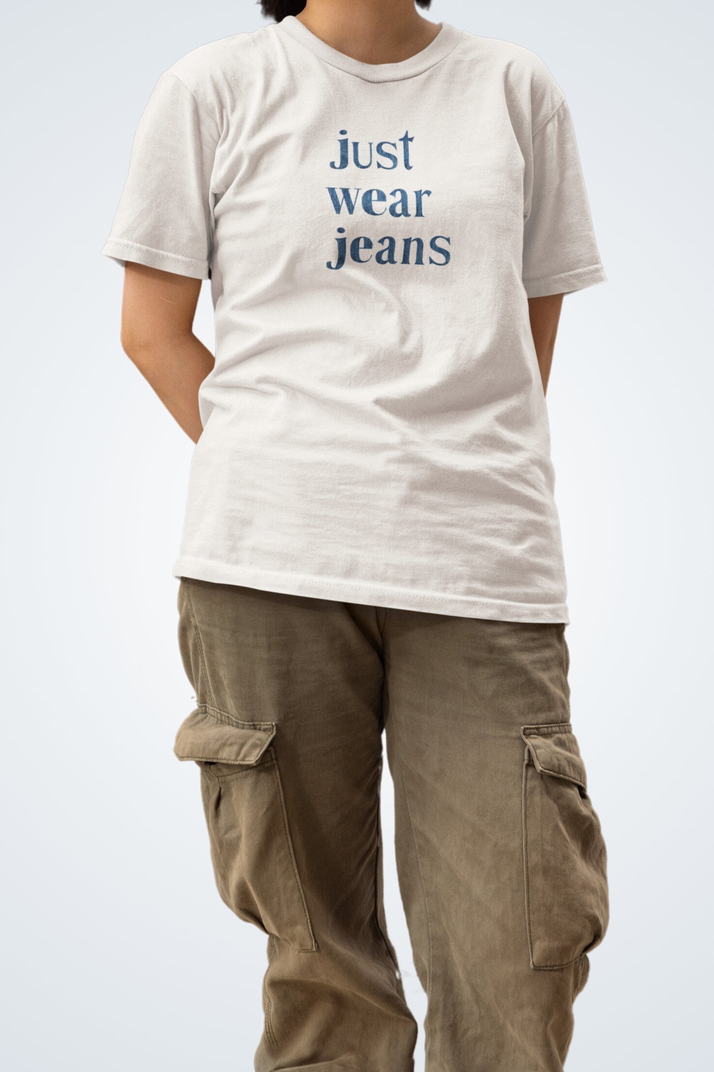 Klassisches Unisex T-Shirt - Just Wear Jeans