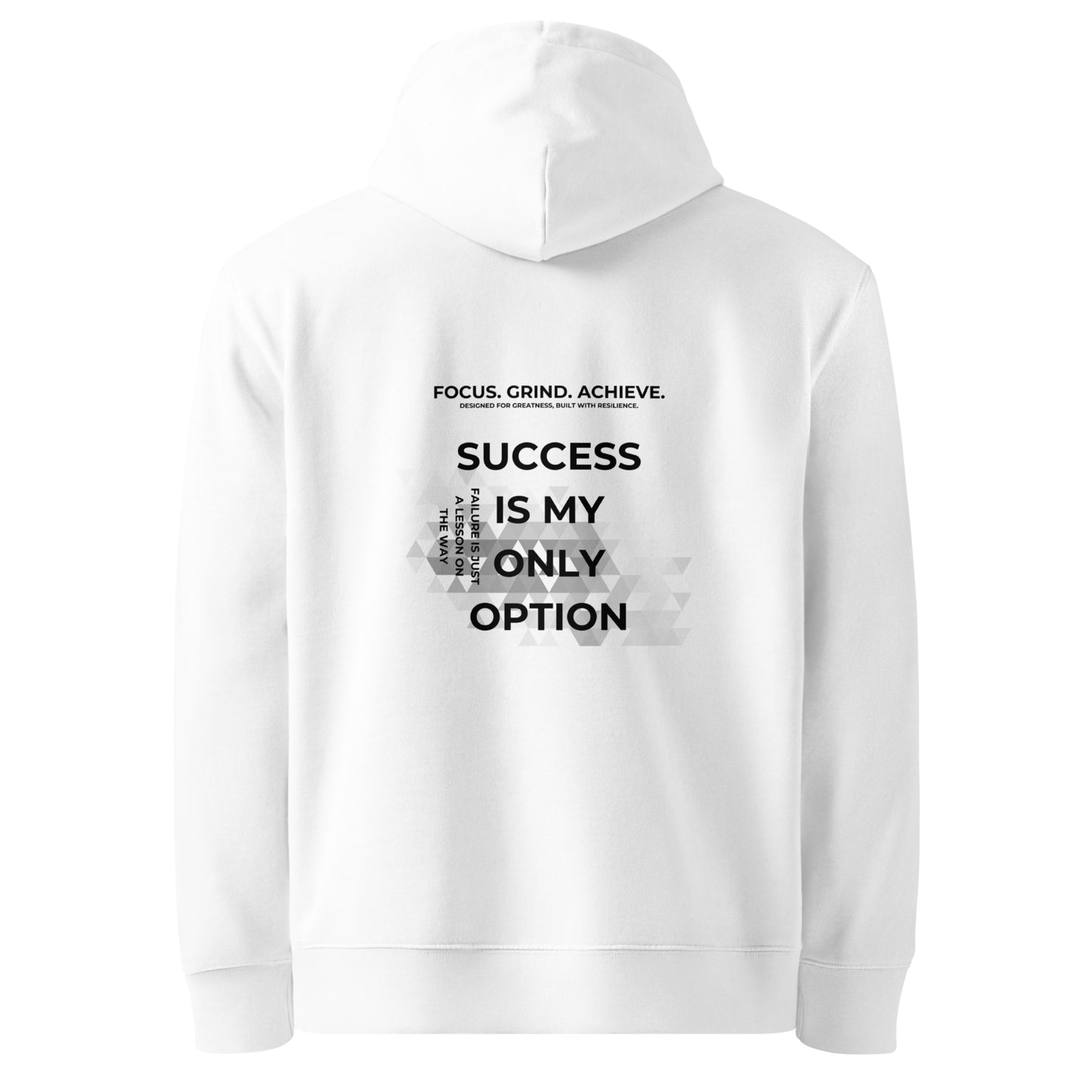 Bio Unisex-Kapuzenpullover - Focus, Grind, Achieve