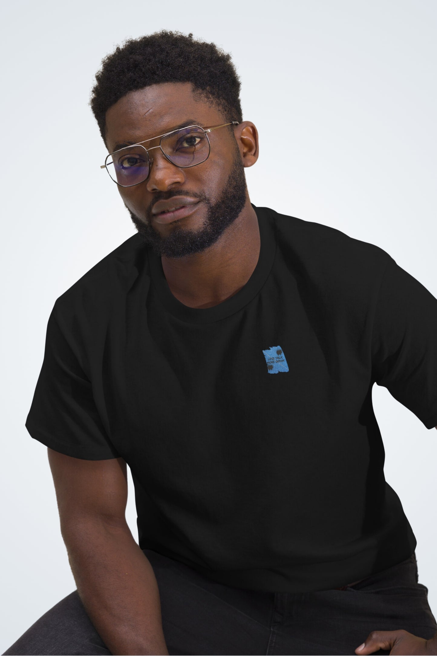 Classic Unisex T-Shirt - Less Talk More Denim