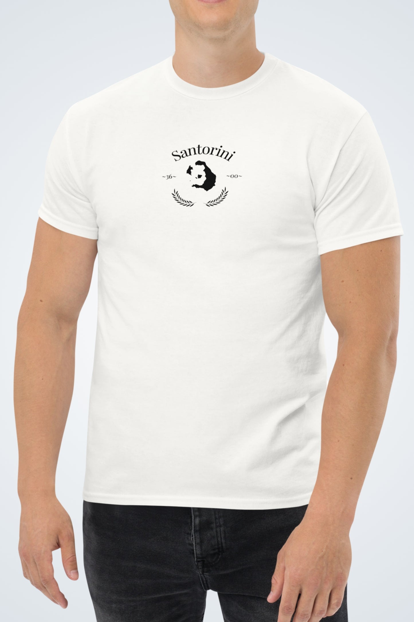 Klassisches Unisex T-Shirt - Santorini