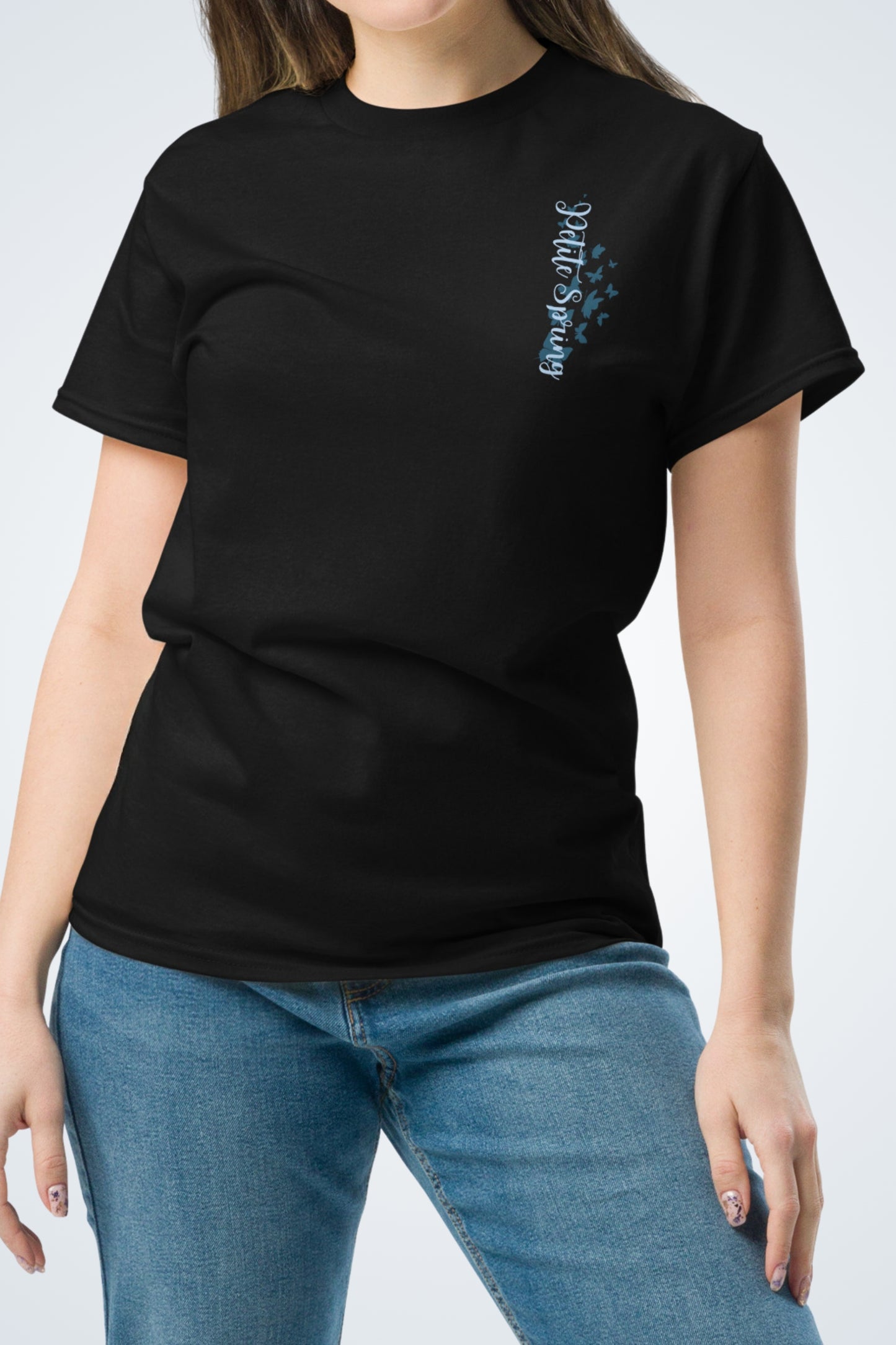 Klassisches Unisex T-Shirt - Petite Spring Blau