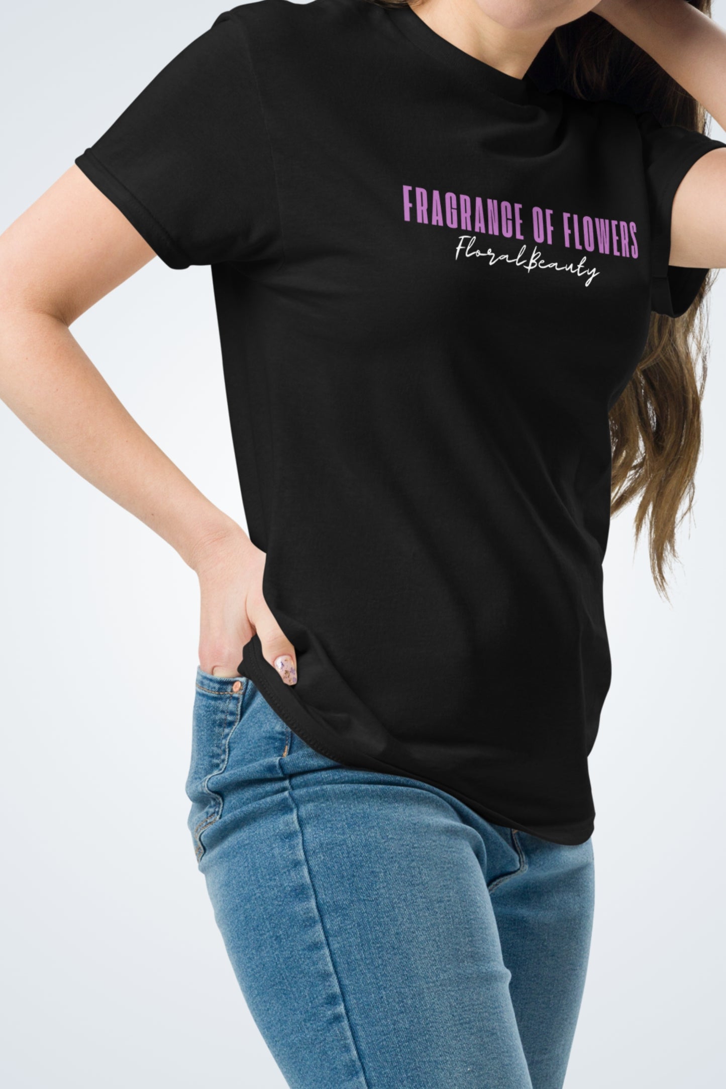 Klassisches Unisex T-Shirt - Secret Garden Lila