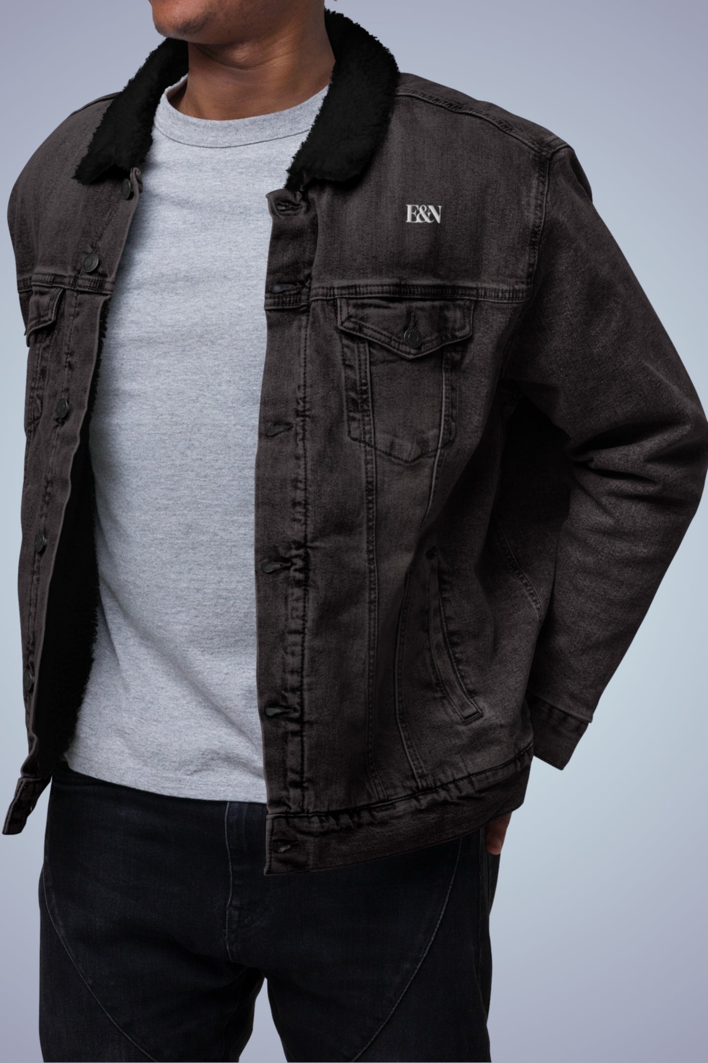 Unisex Sherpa Jeansjacke - E&N