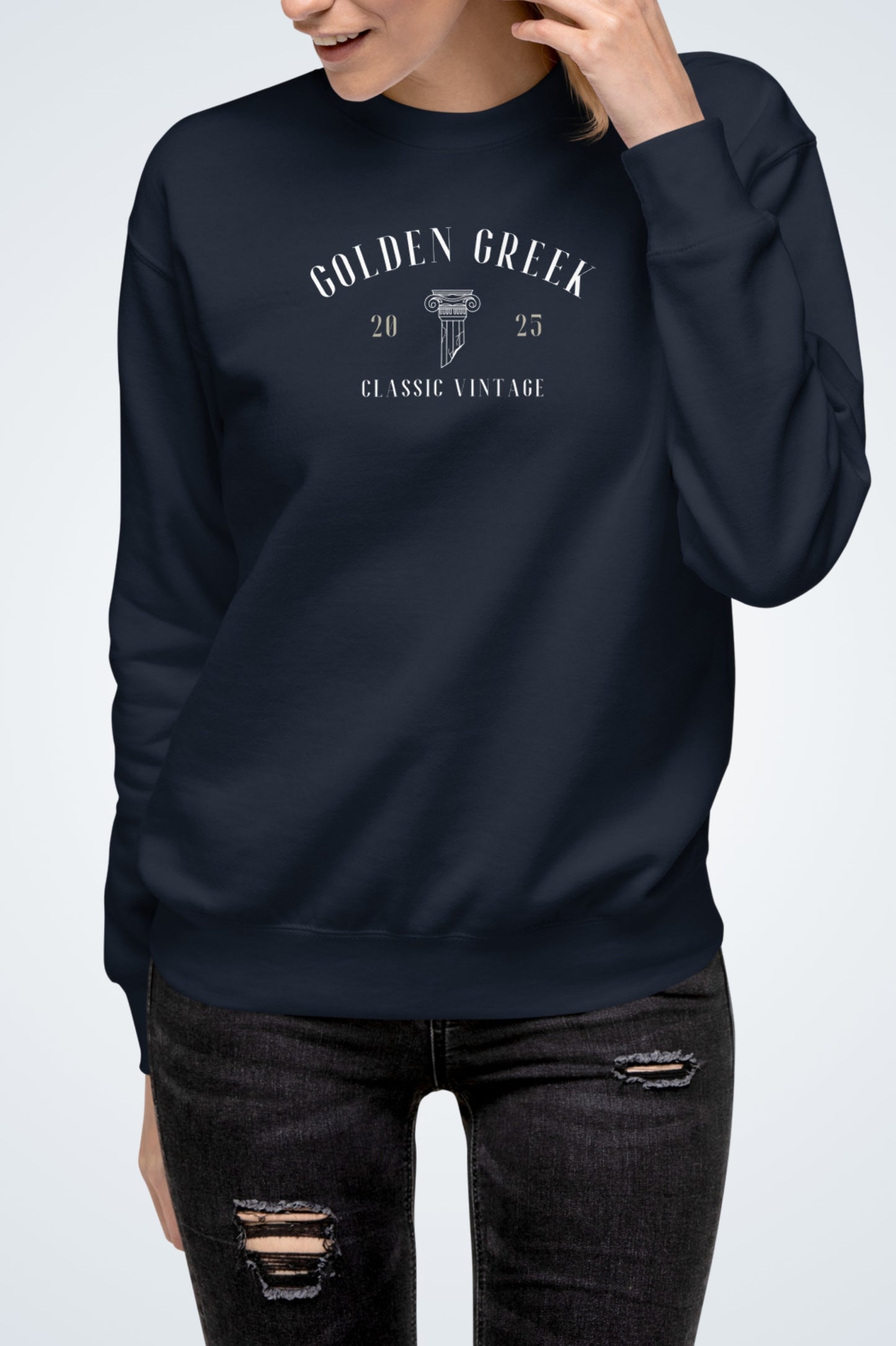 Unisex-Premium-Pullover - Golden Greek