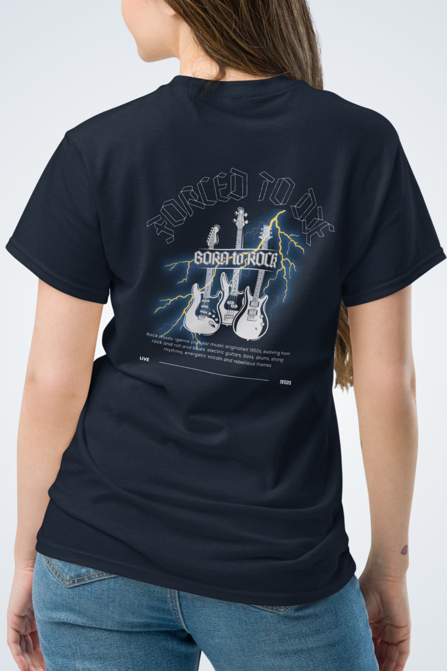 Klassisches Unisex T-Shirt - Born to Rock