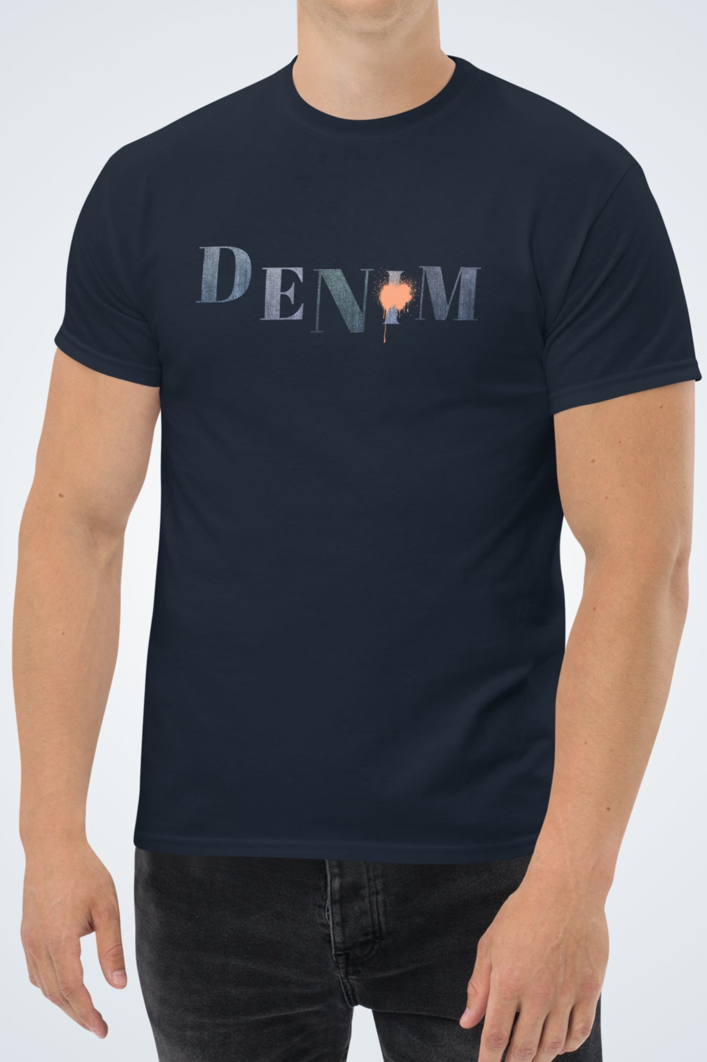 Klassisches Unisex T-Shirt - Denim