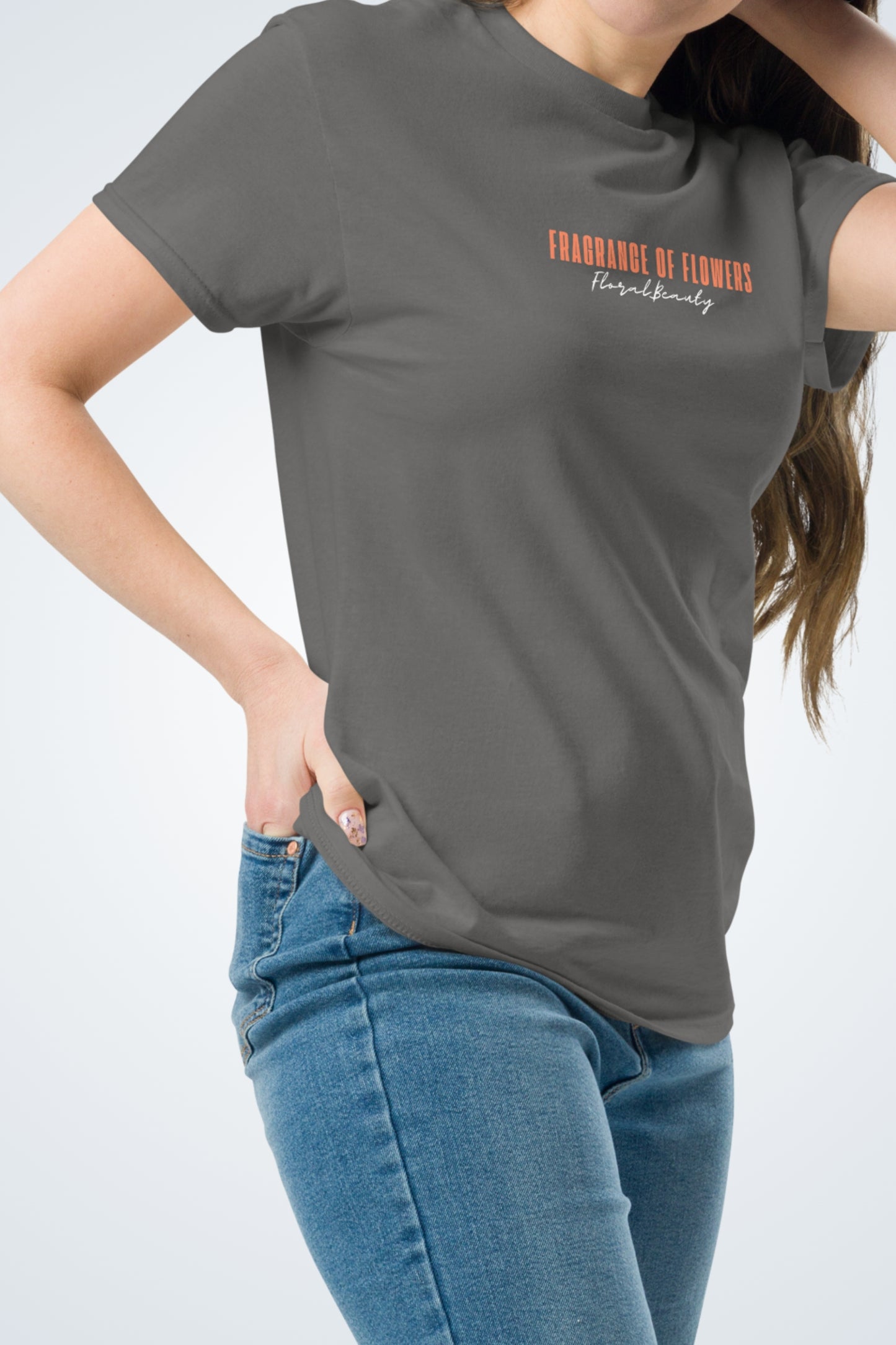 Klassisches Unisex T-Shirt - Secret Garden Orange