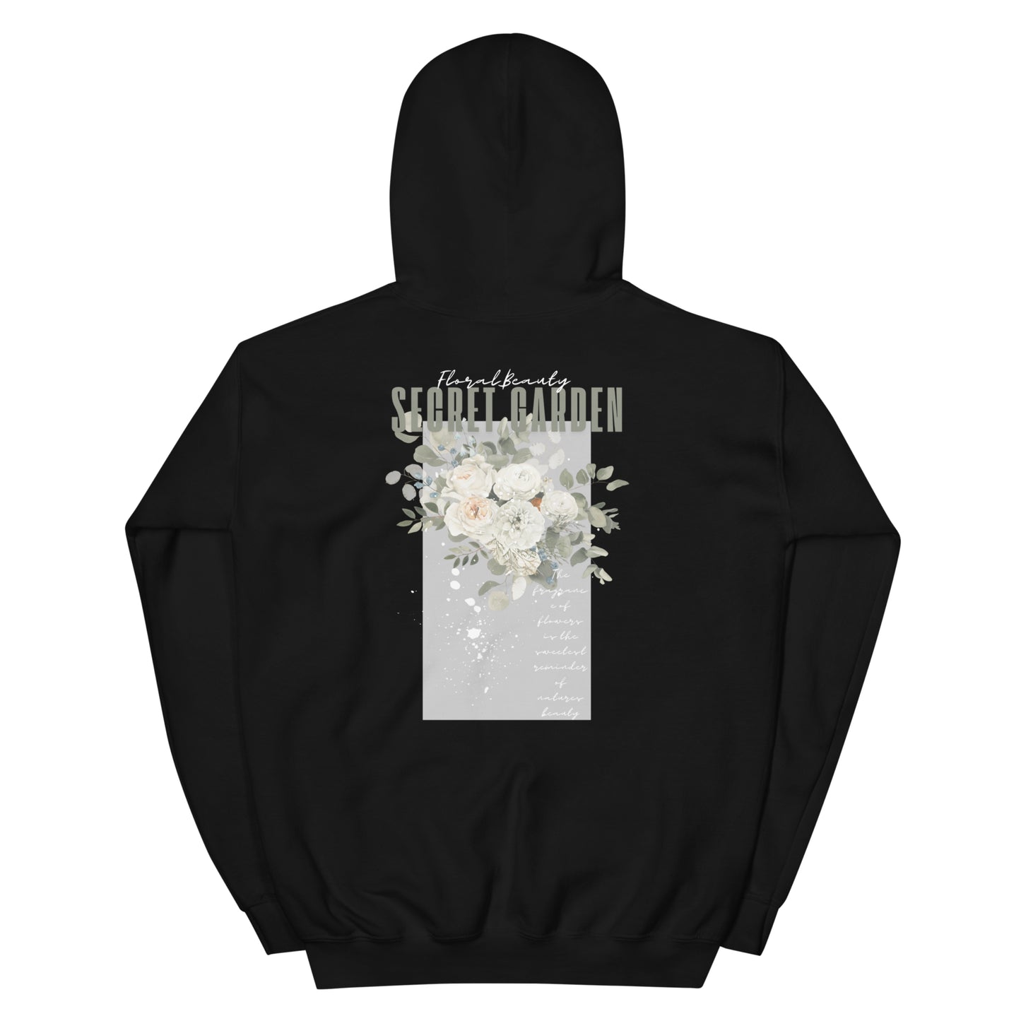 Unisex-Kapuzenpullover - Secret Garden Grün