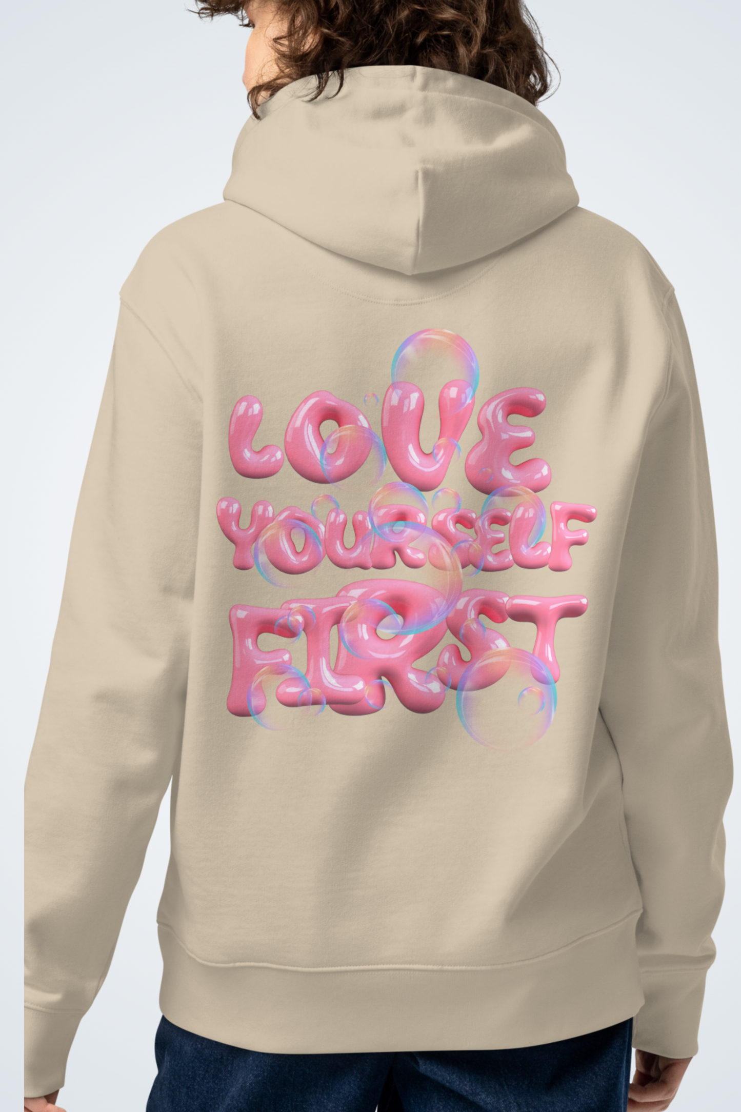 Bio Unisex-Kapuzenpullover - Bubble Love