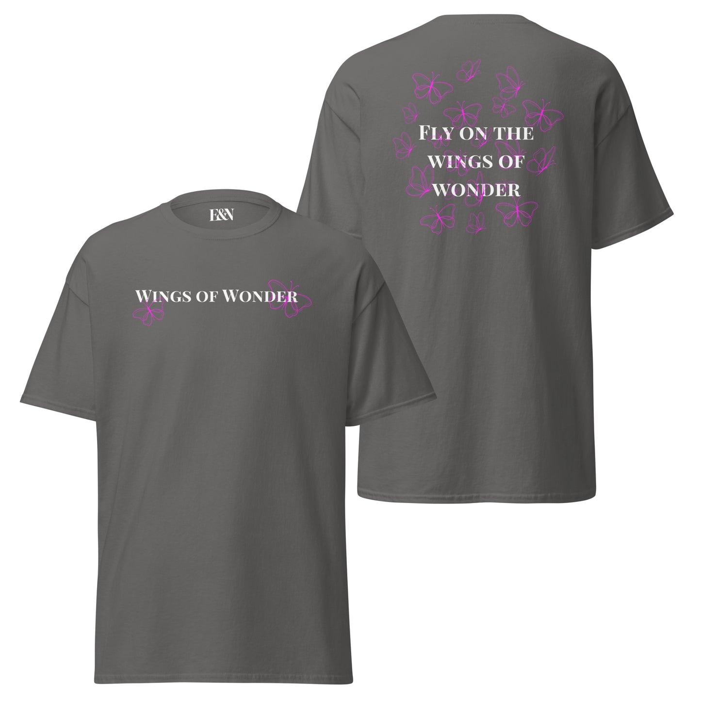 Klassisches Unisex T-Shirt - Wings of Wonder Pink