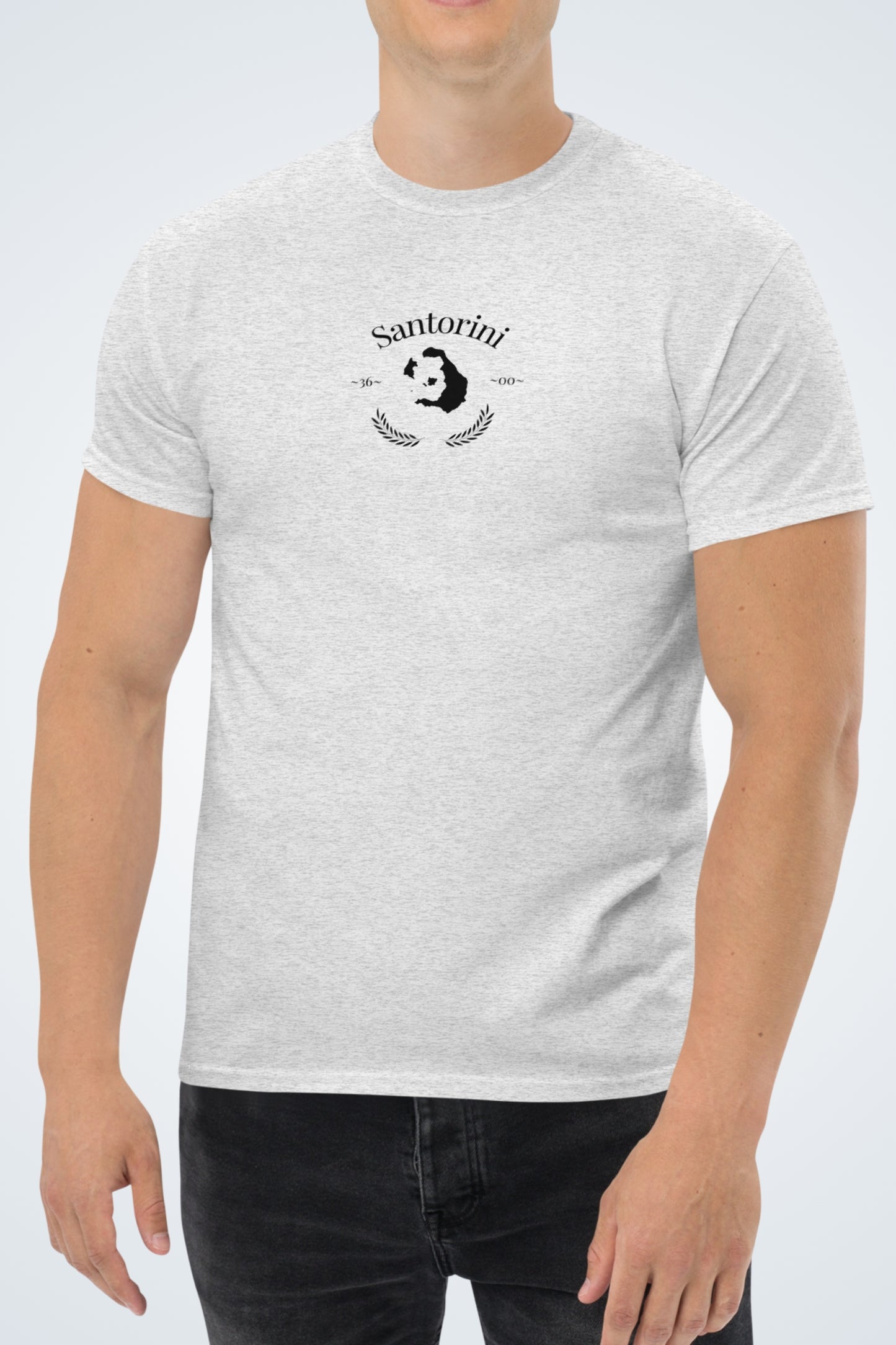 Klassisches Unisex T-Shirt - Santorini