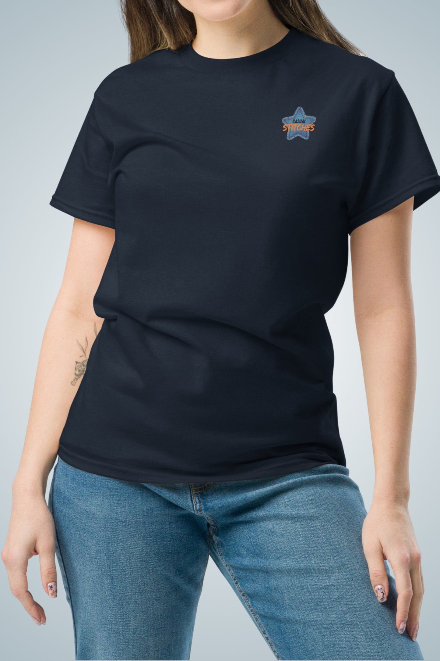 Klassisches Unisex T-Shirt - Casual Stiches