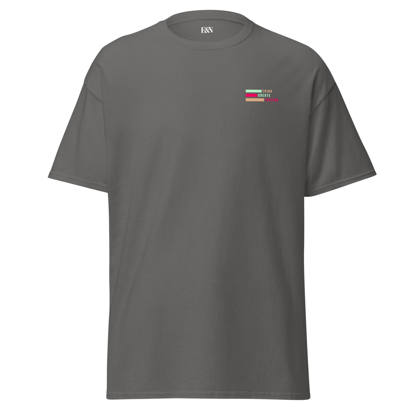 Klassisches Unisex T-Shirt - Think, Create, Inspire