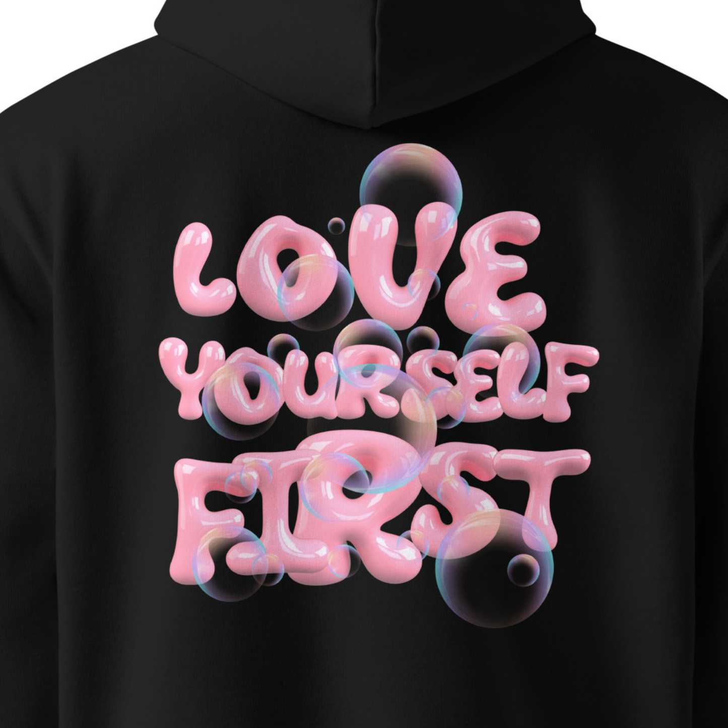 Bio Unisex-Kapuzenpullover - Bubble Love