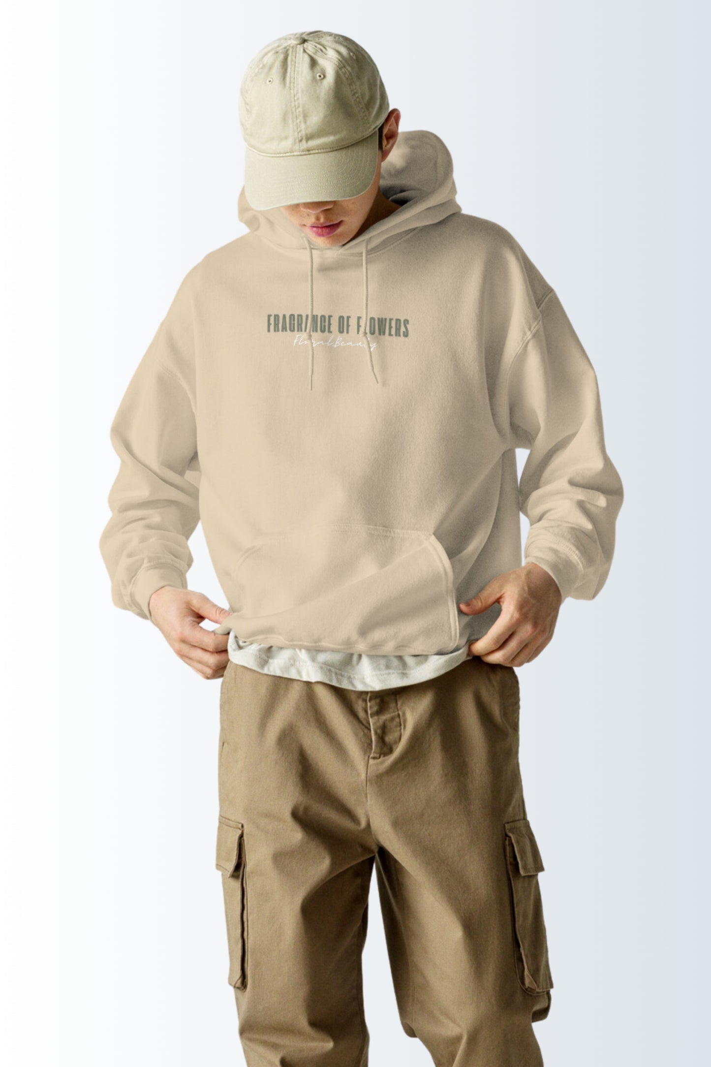 Unisex-Kapuzenpullover - Secret Garden Grün