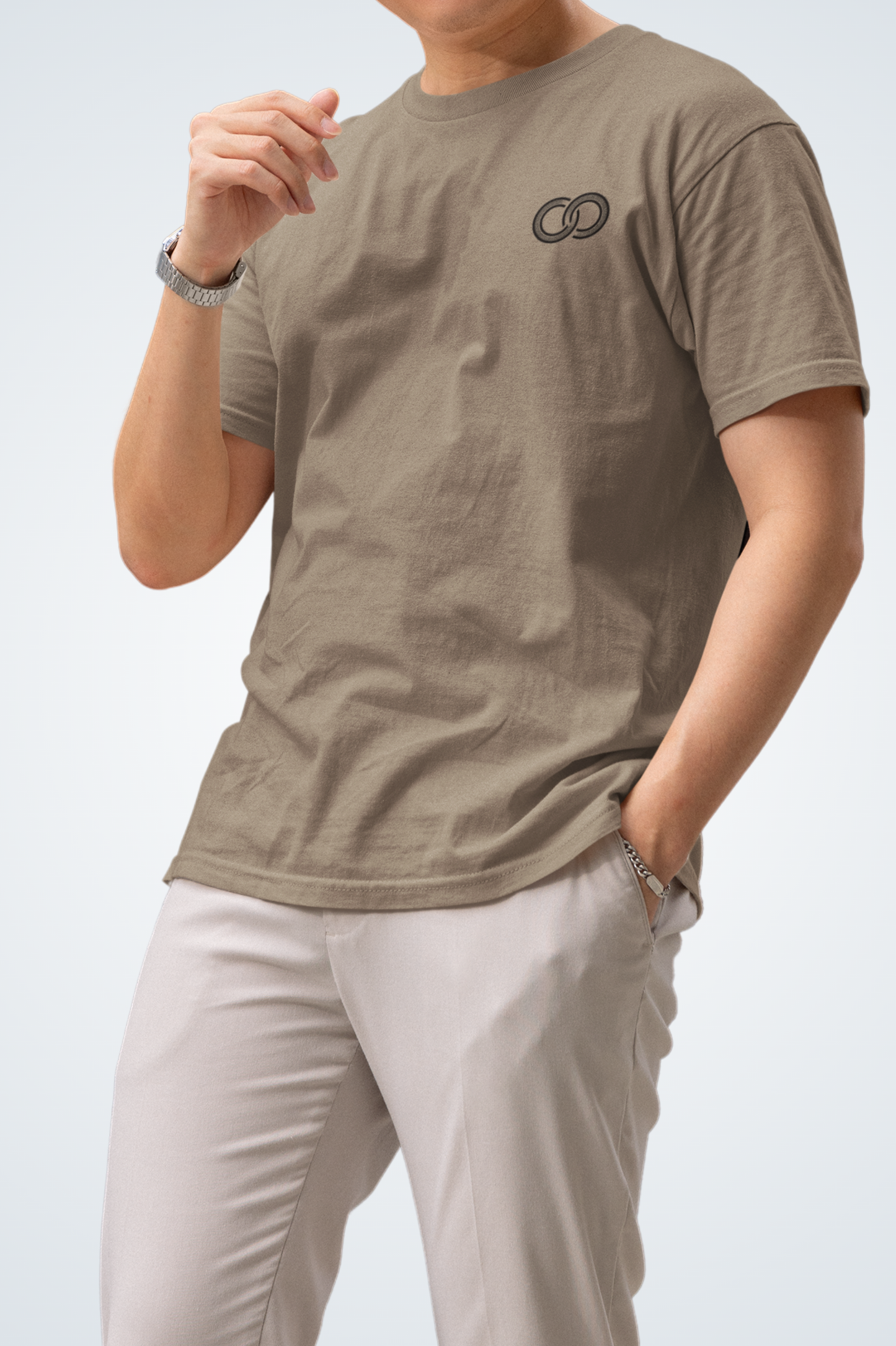 Klassisches Unisex T-Shirt - rings schwarz