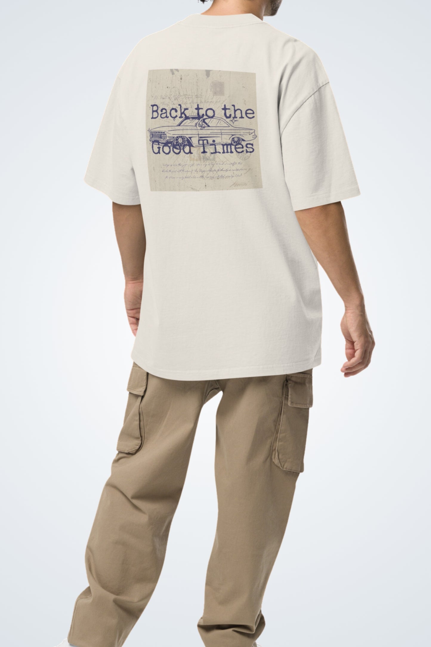Oversized T-shirt with a washed look - Timeless