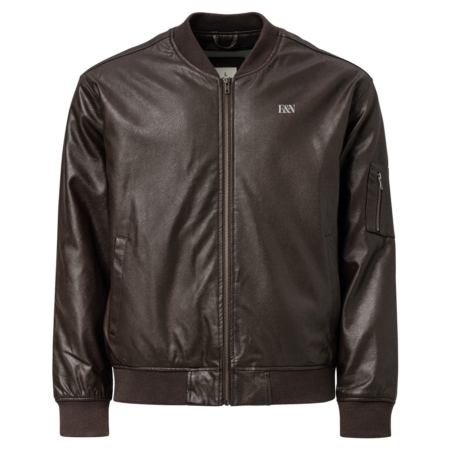 Leder-Bomberjacke - E&N