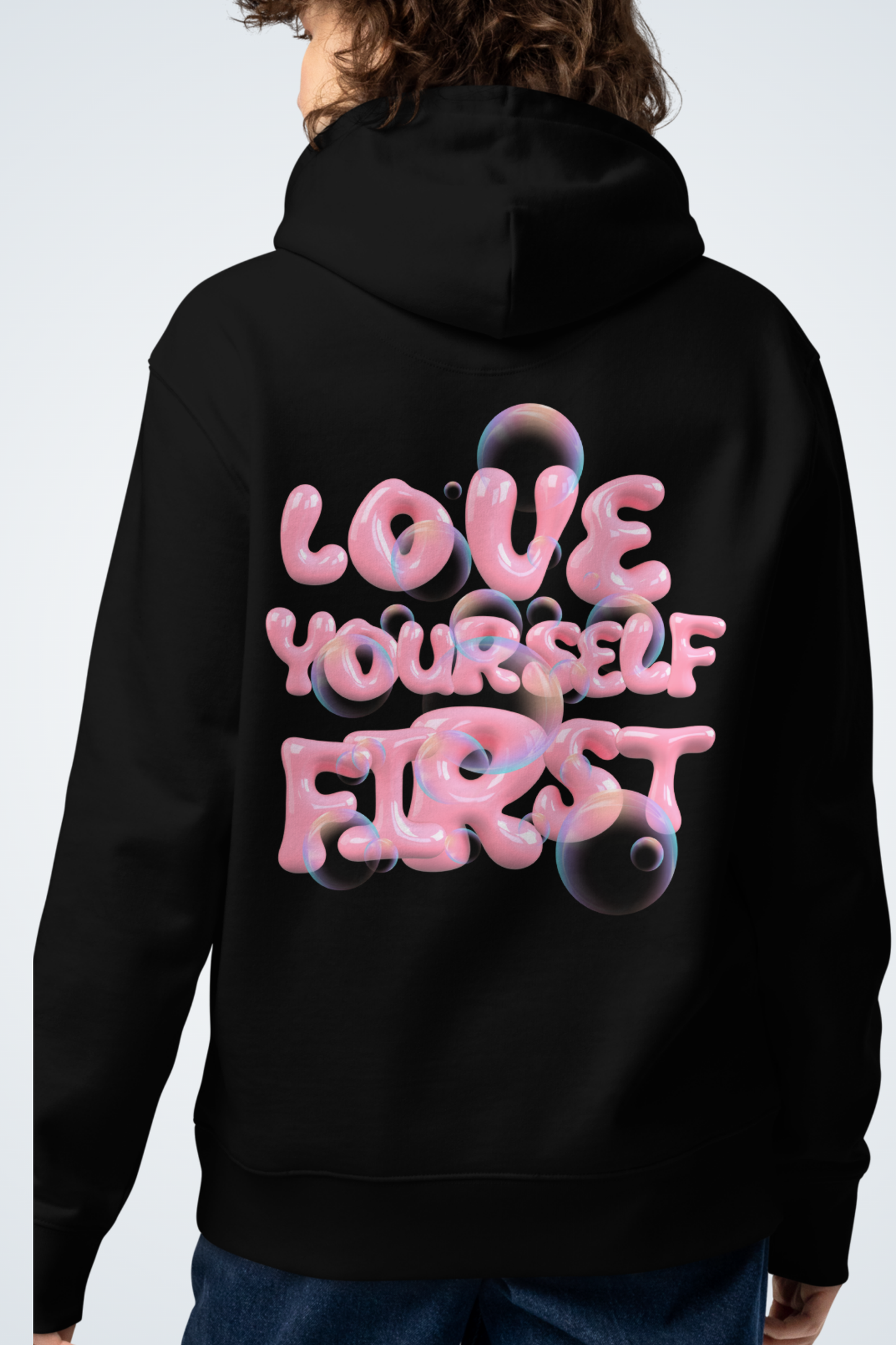 Bio Unisex-Kapuzenpullover - Bubble Love