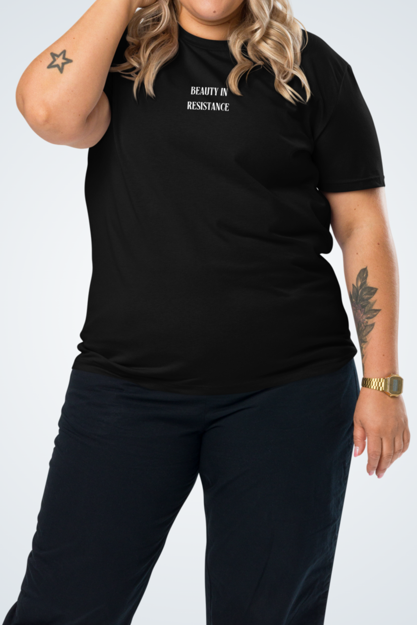 Unisex-Bio-Baumwoll-T-Shirt - Freedom|Schwarz,Vorne