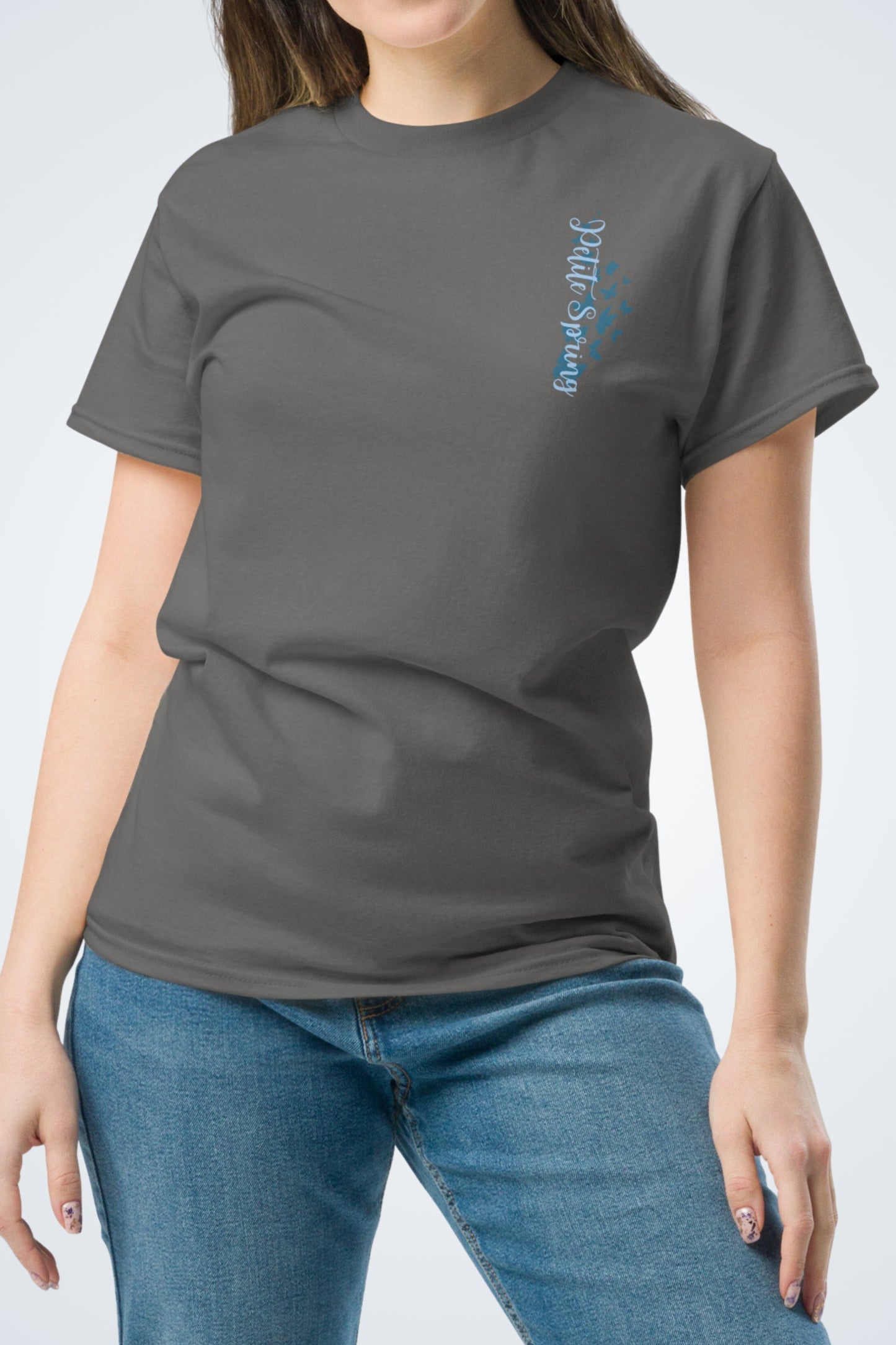 Klassisches Unisex T-Shirt - Petite Spring Blau