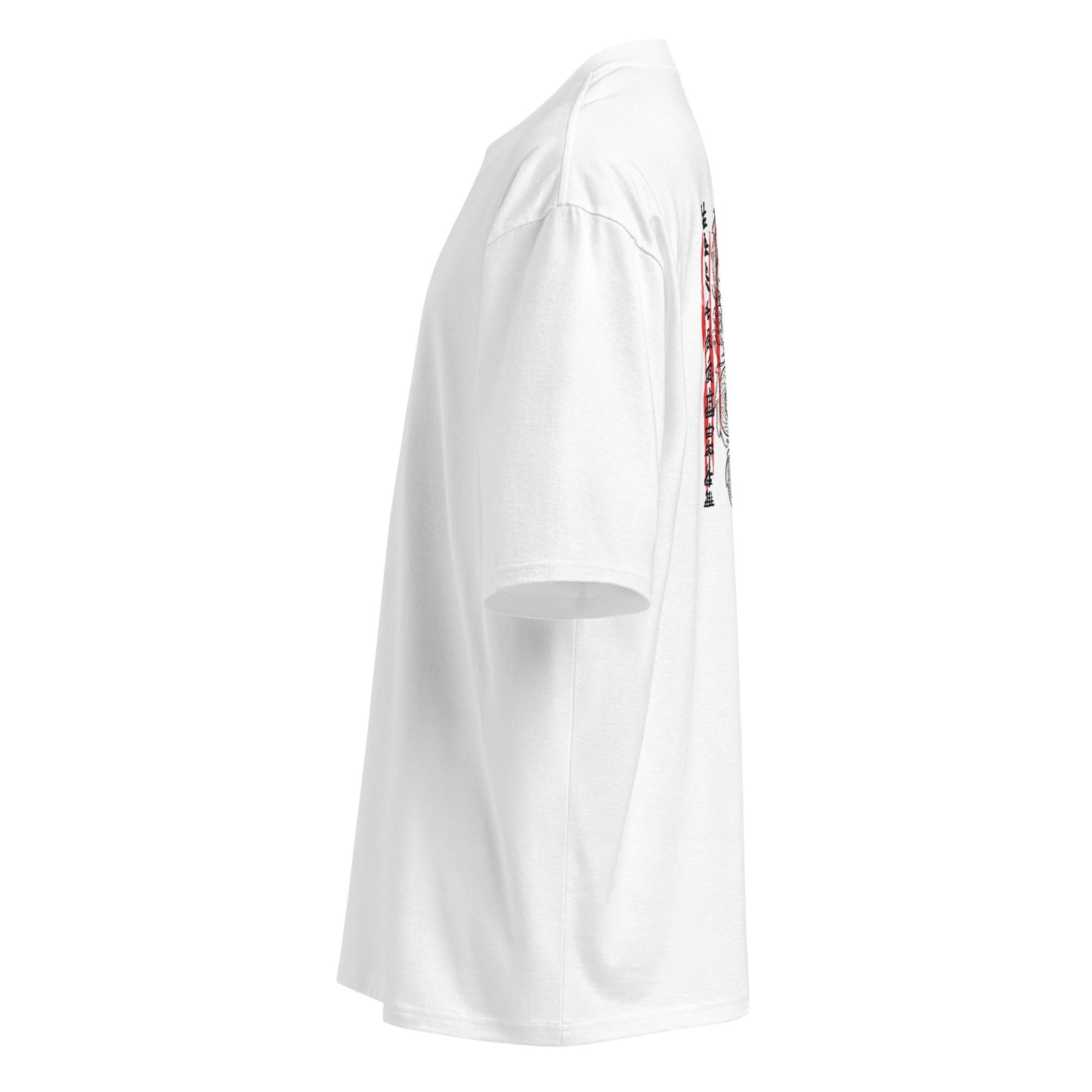 Schweres oversized T-Shirt - Black Dragon