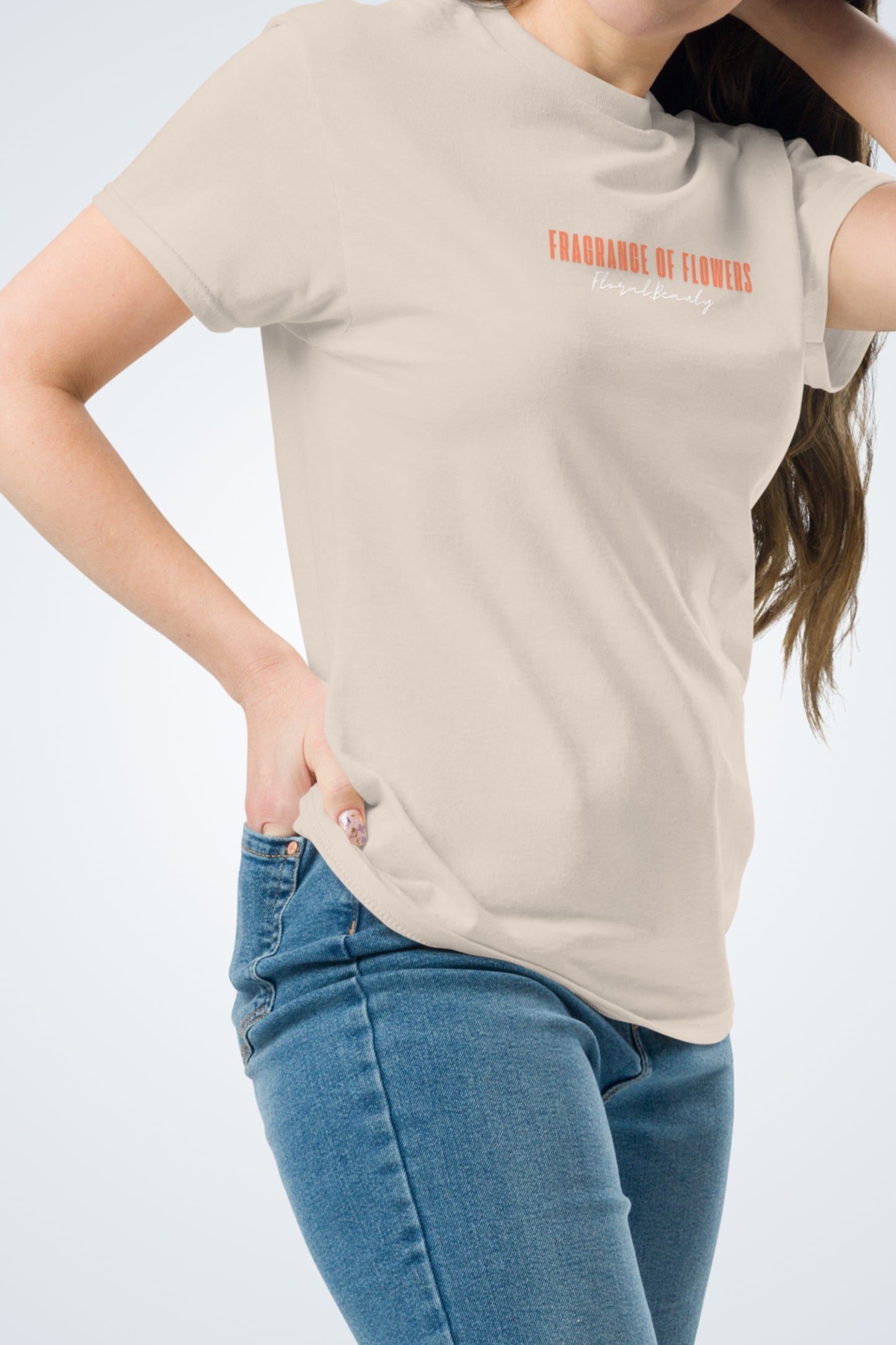 Klassisches Unisex T-Shirt - Secret Garden Orange