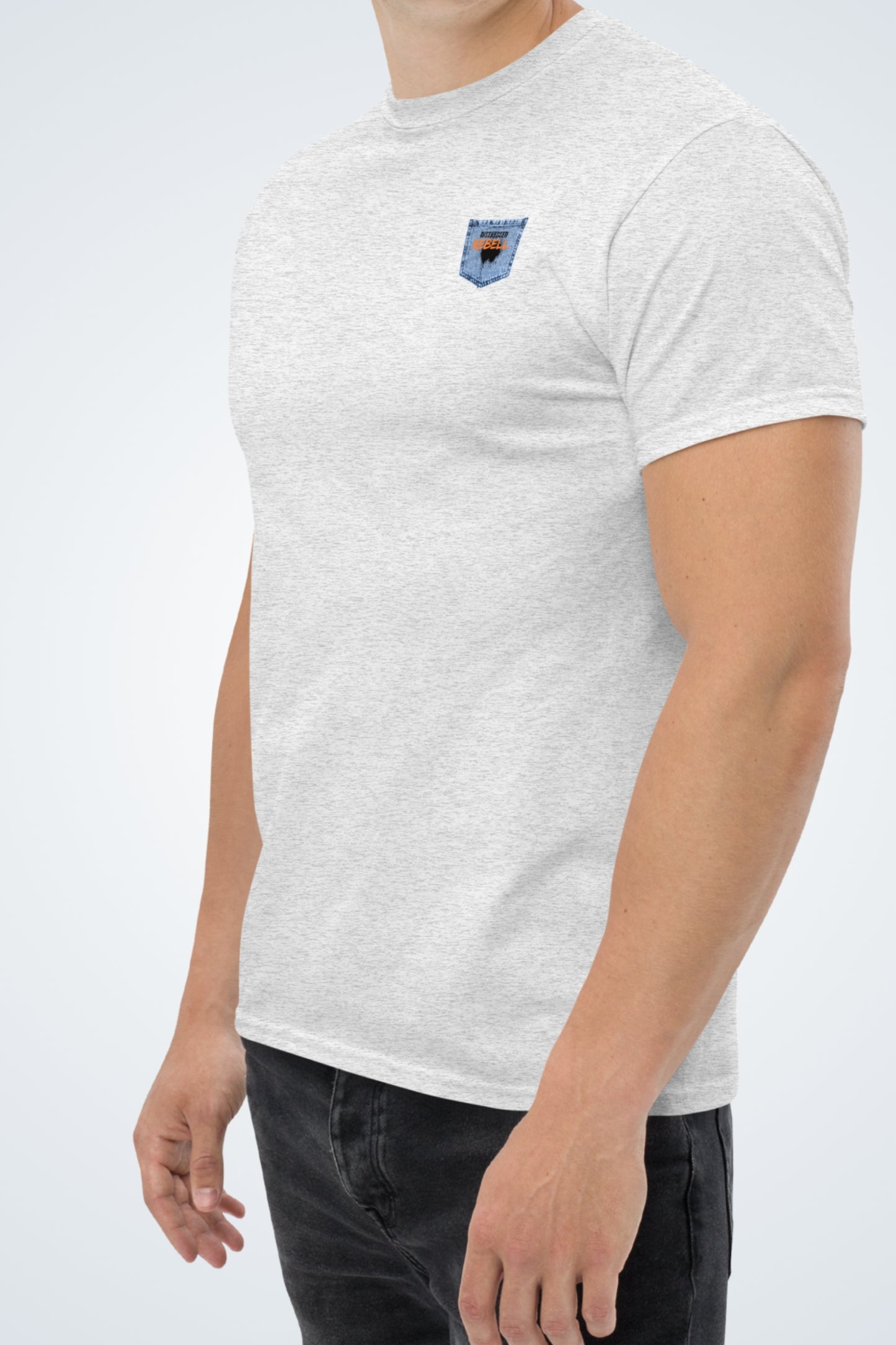 Klassisches Unisex T-Shirt - Distressed Rebell