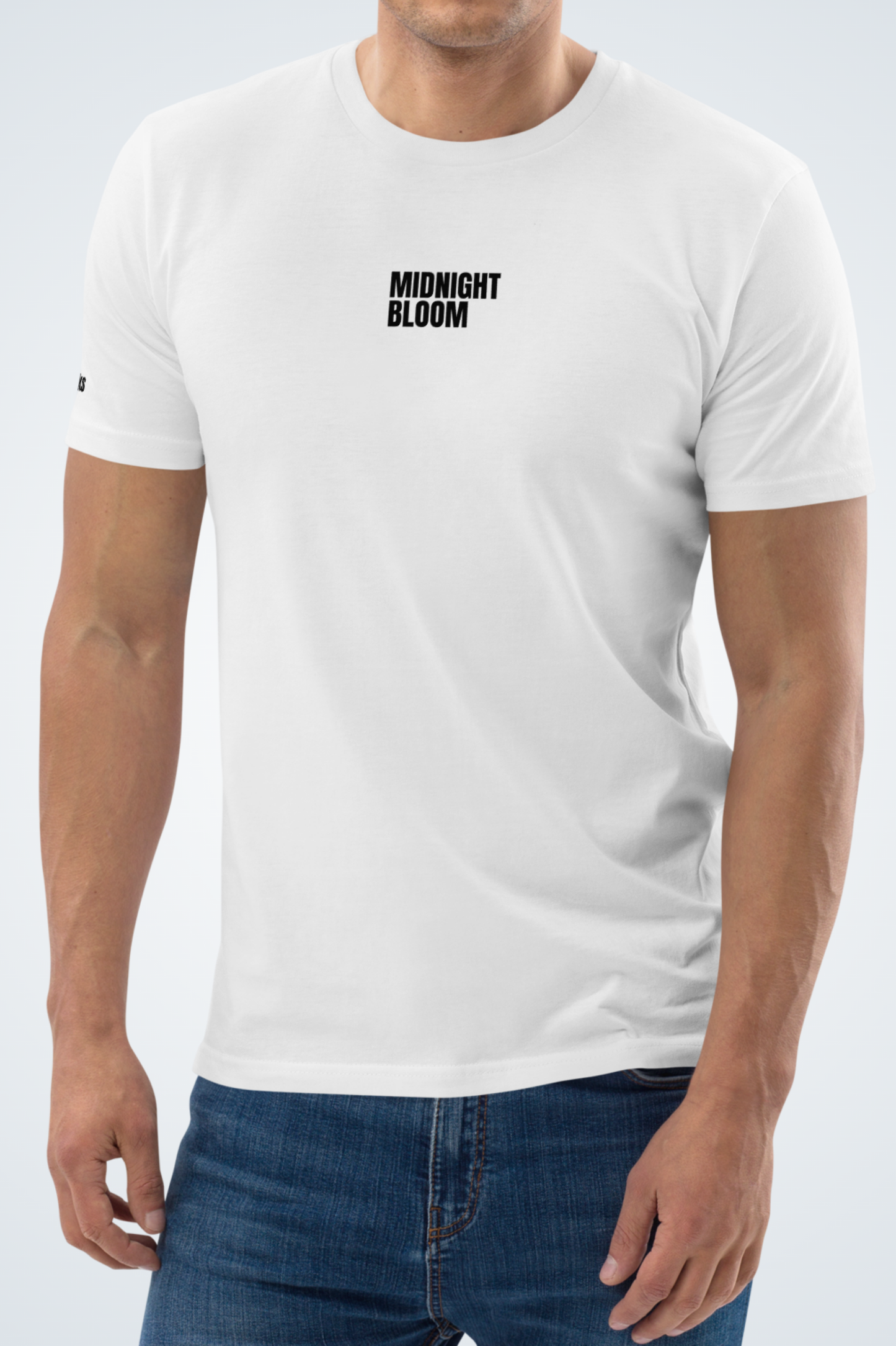 Unisex-Bio-Baumwoll-T-Shirt - Midnight Bloom