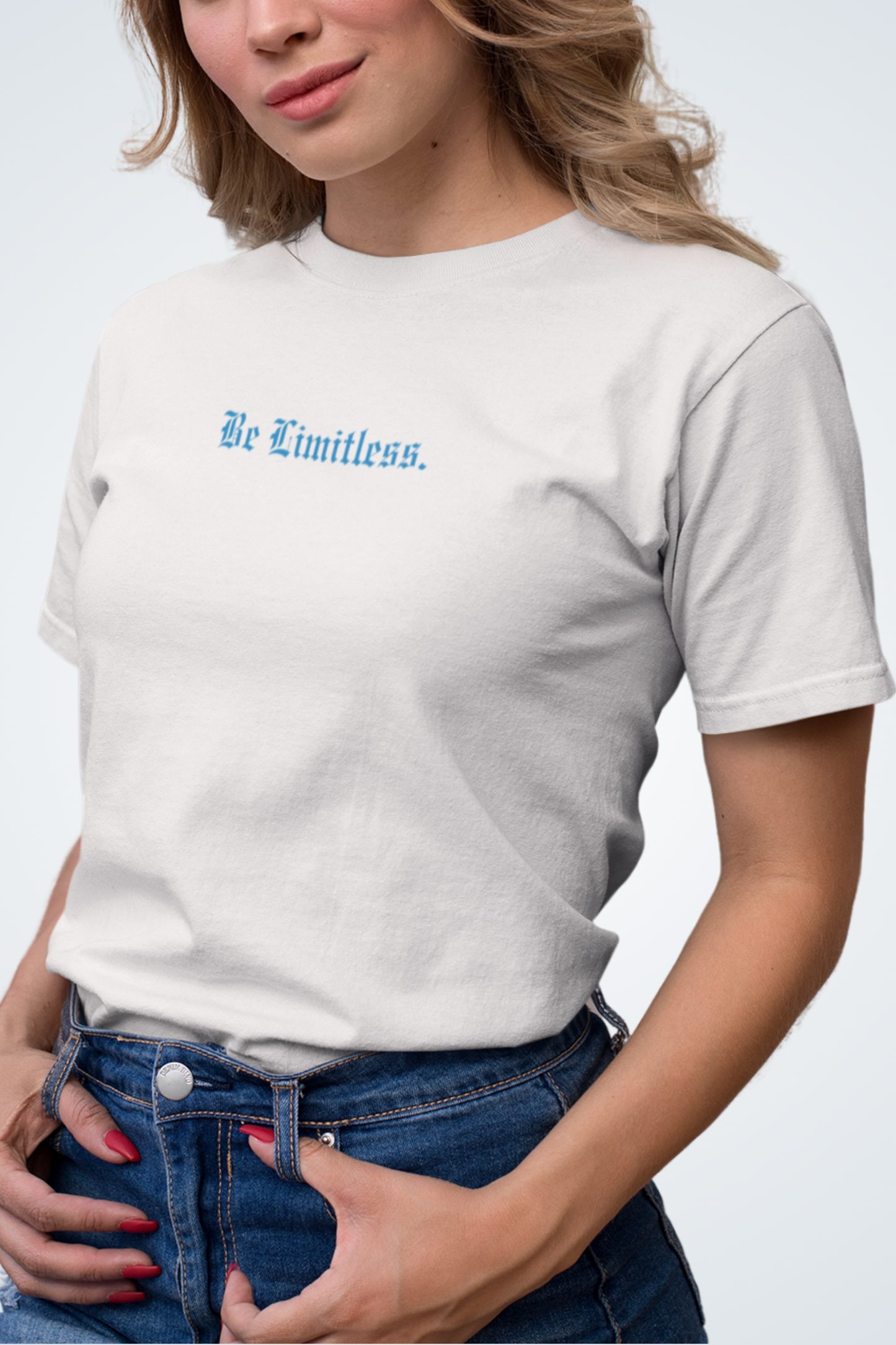 Klassisches Unisex T-Shirt - Be Limitless blau